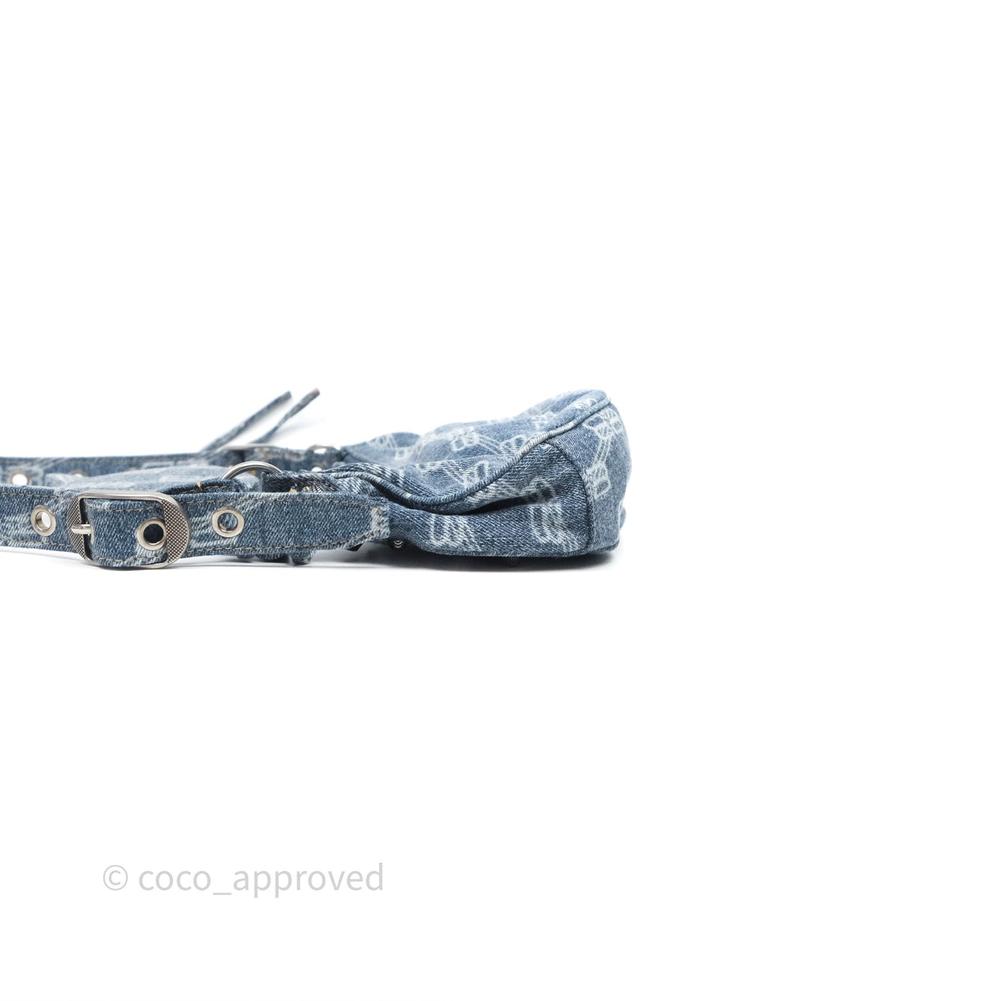 Balenciaga Le Cagole Denim Shoulder Bag