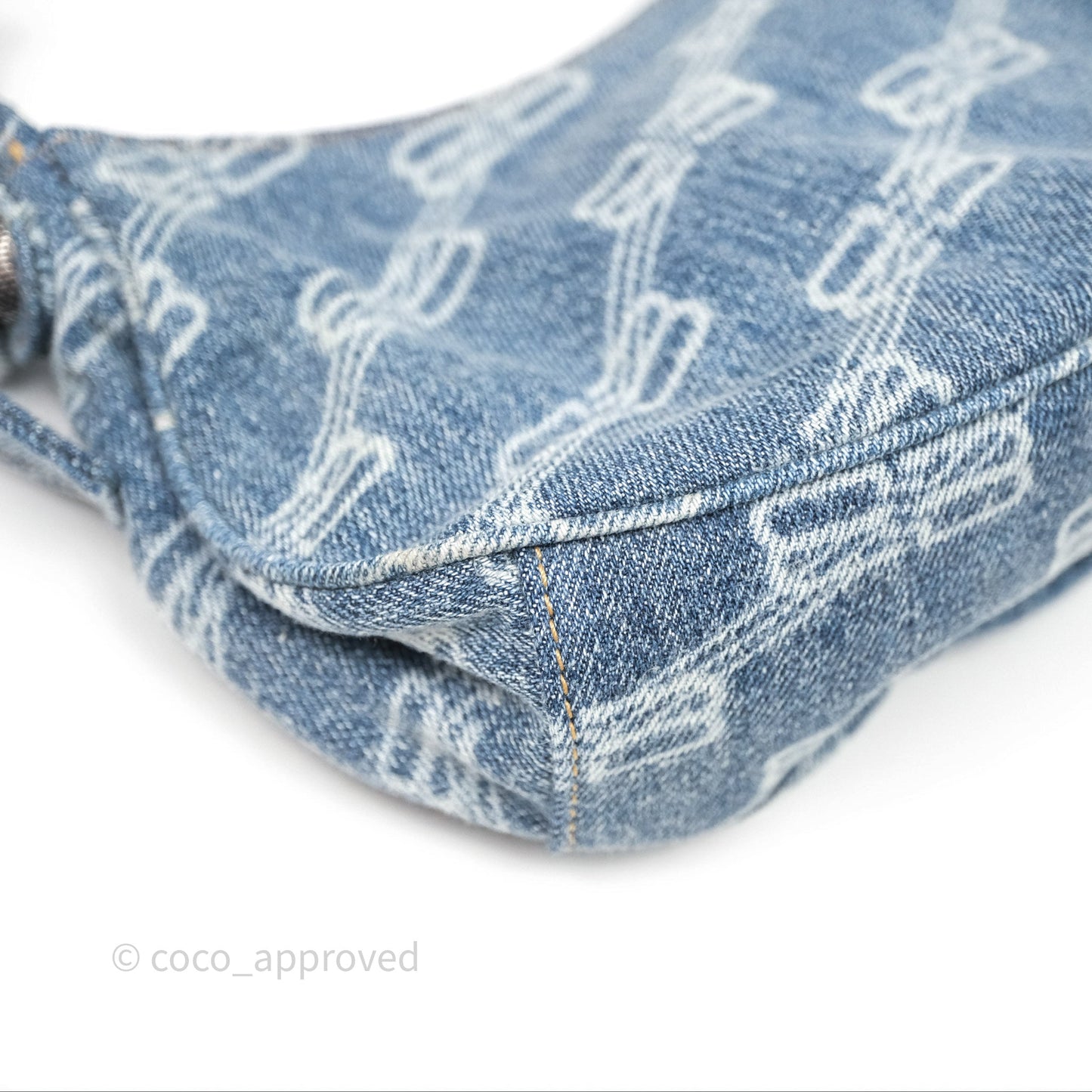 Balenciaga Le Cagole Denim Shoulder Bag