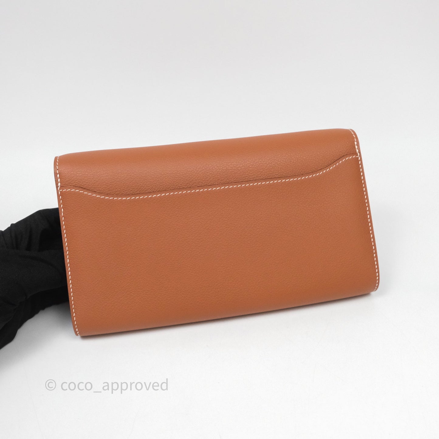 Hermès Constance Long To Go Wallet Gold 37 Evercolor Gold Hardware