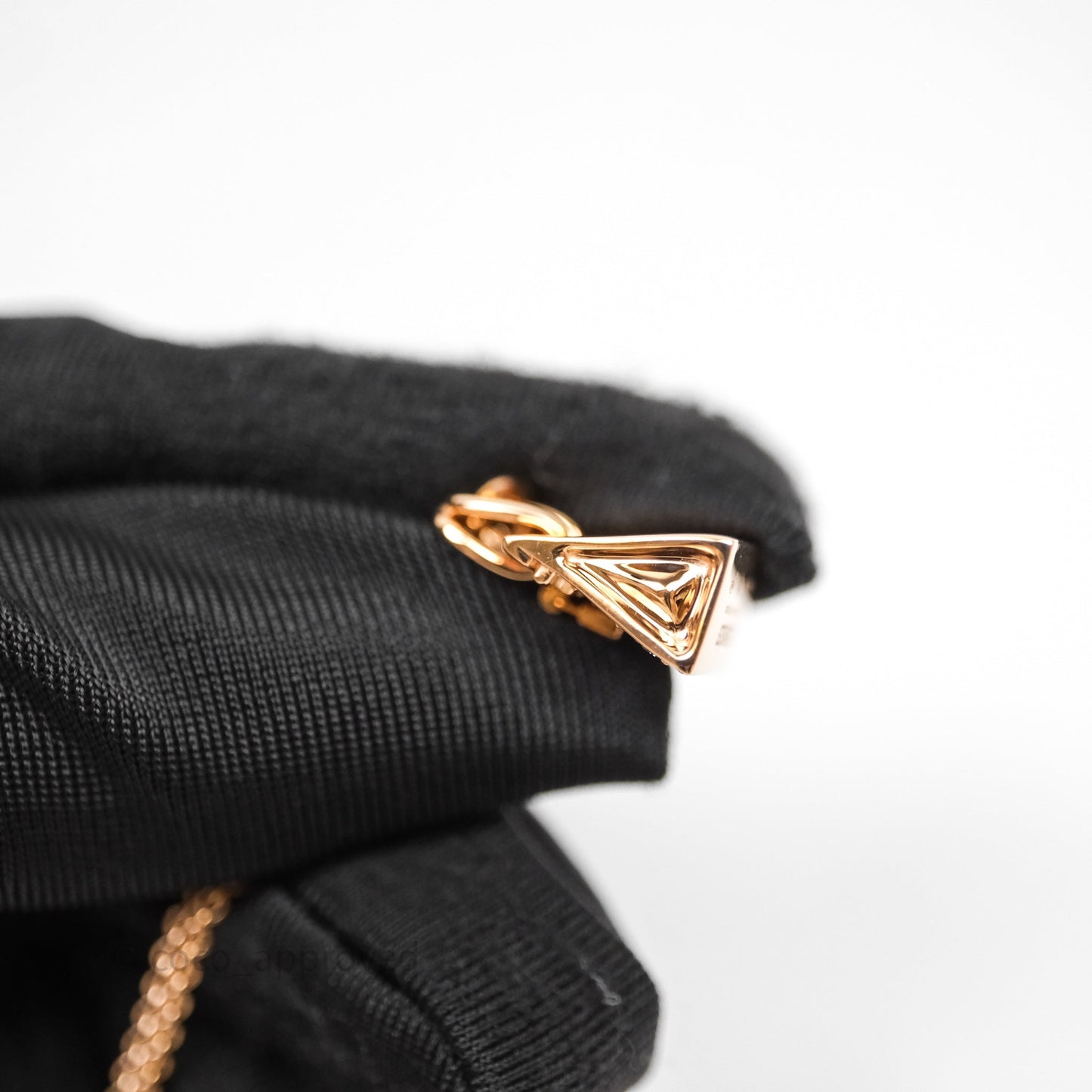 Hermès Birkin Amulettes Diamonds Pendant Necklace Rose Gold
