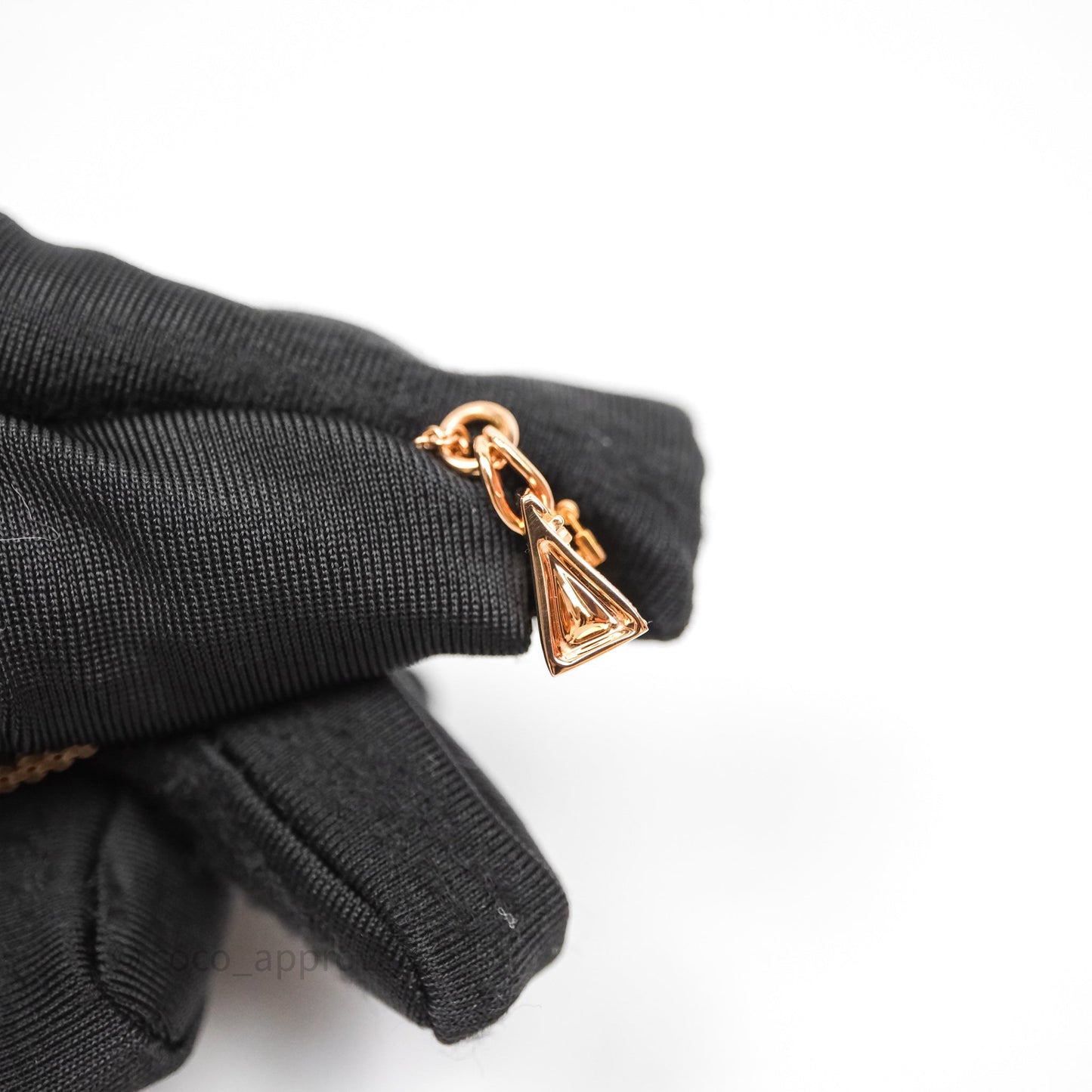 Hermès Birkin Amulettes Diamonds Pendant Necklace Rose Gold