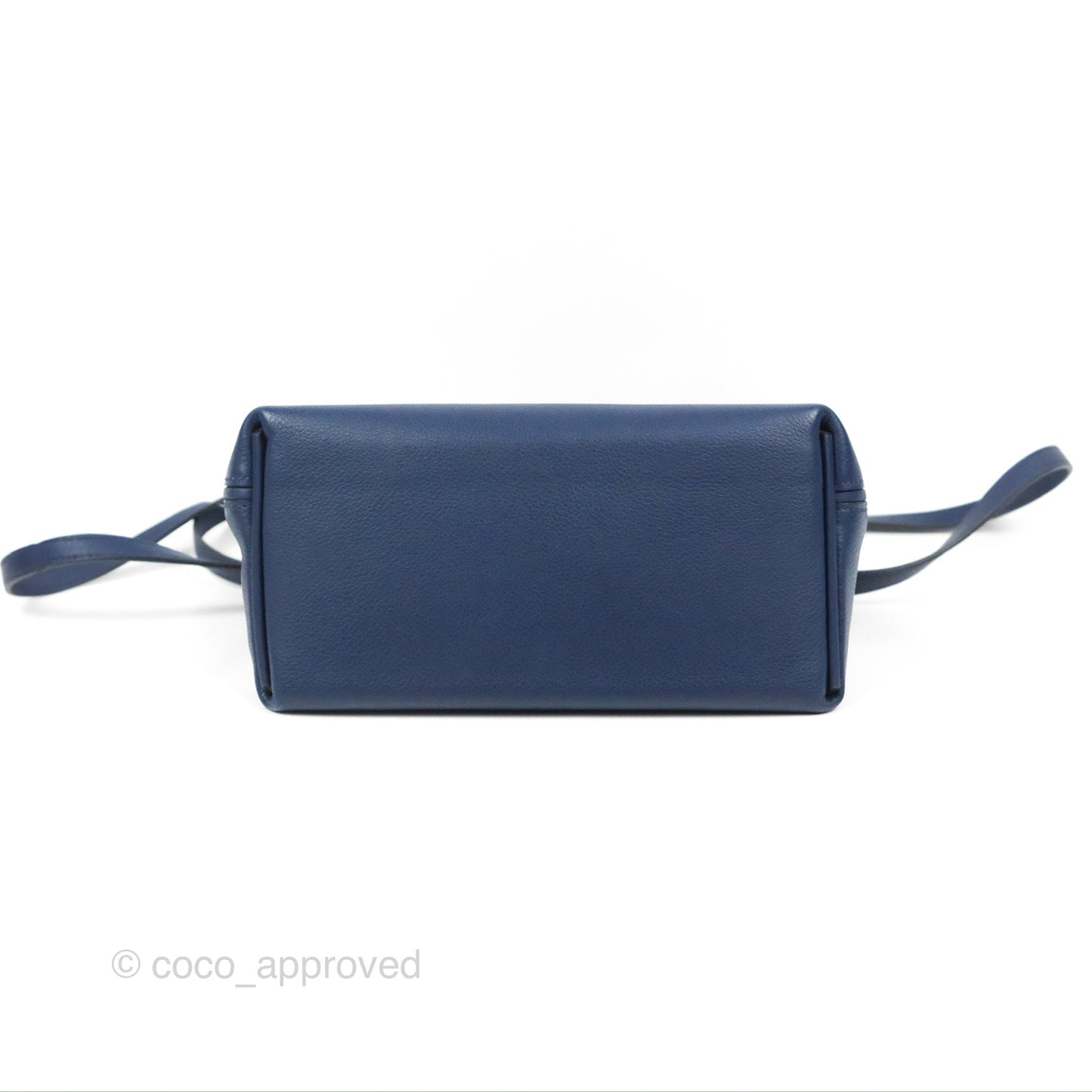 Hermès 24/24 21 Mini Bleu Saphir Evercolor/Swift Palladium Hardware