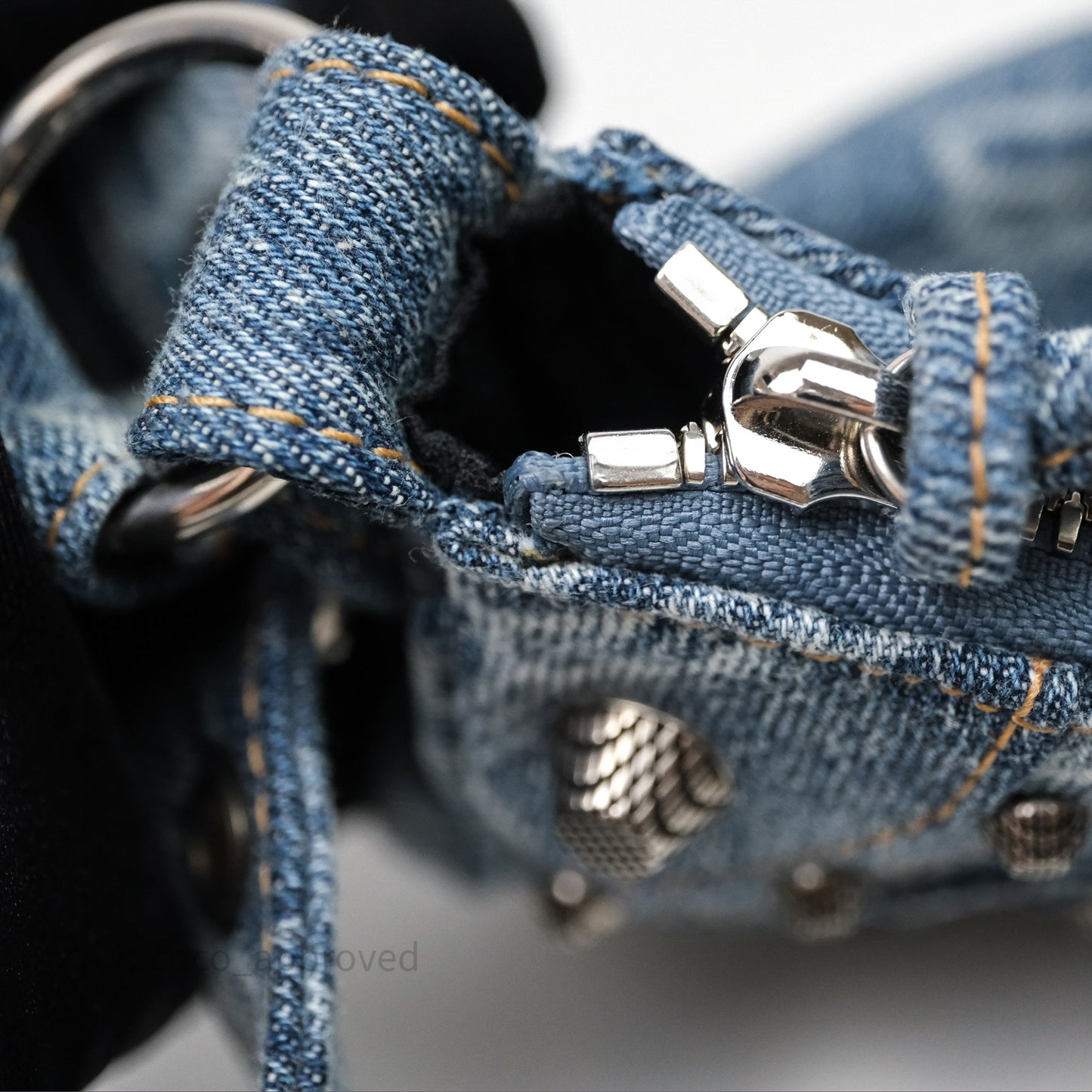 Balenciaga Le Cagole Denim Shoulder Bag