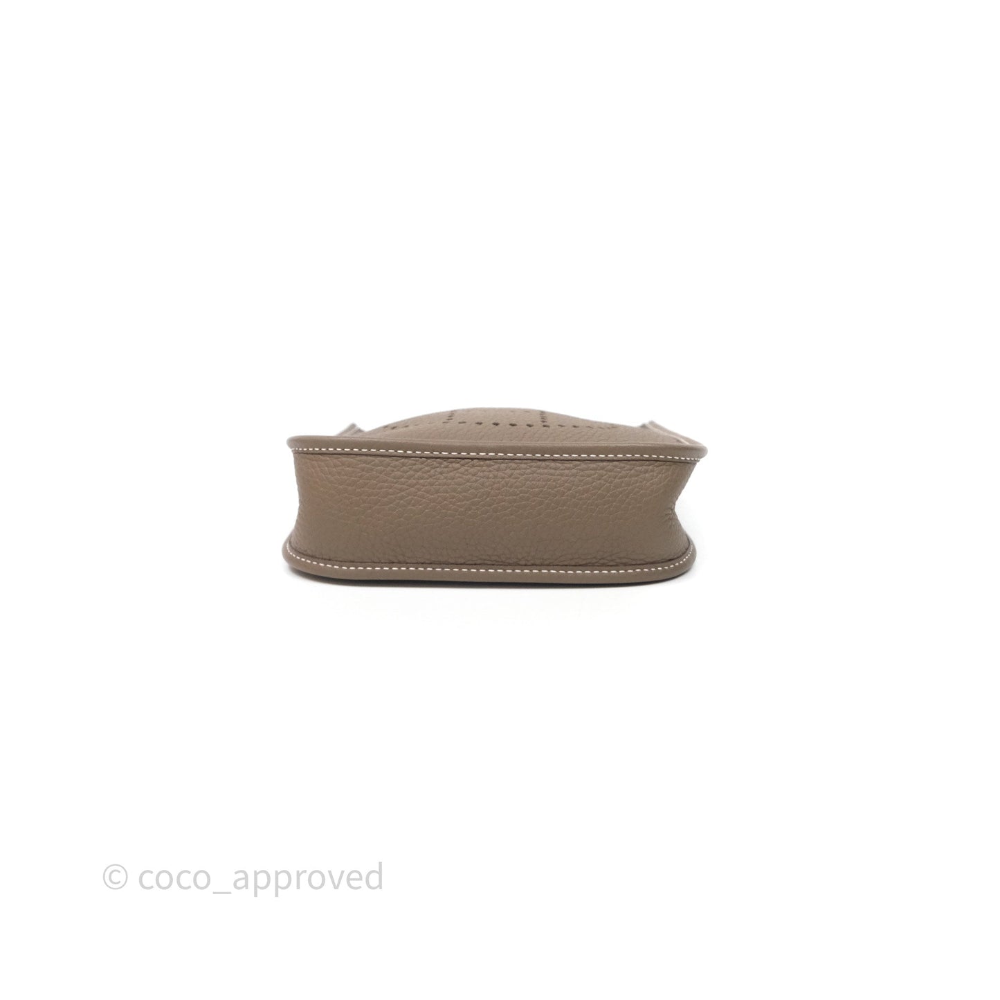 Hermès Mini Evelyne 16 Etoupe 18 Clemence Gold Hardware
