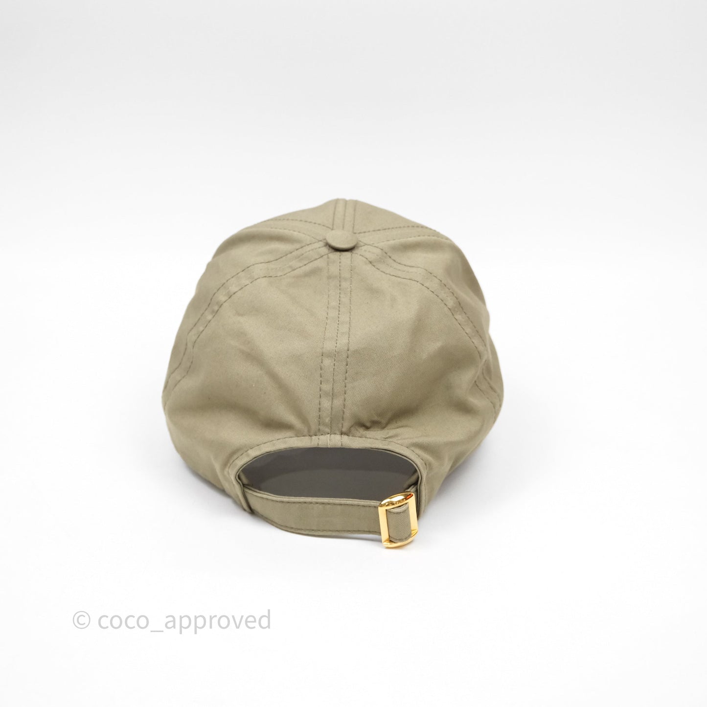 Celine Baseball Cap Cotton Triomphe Green