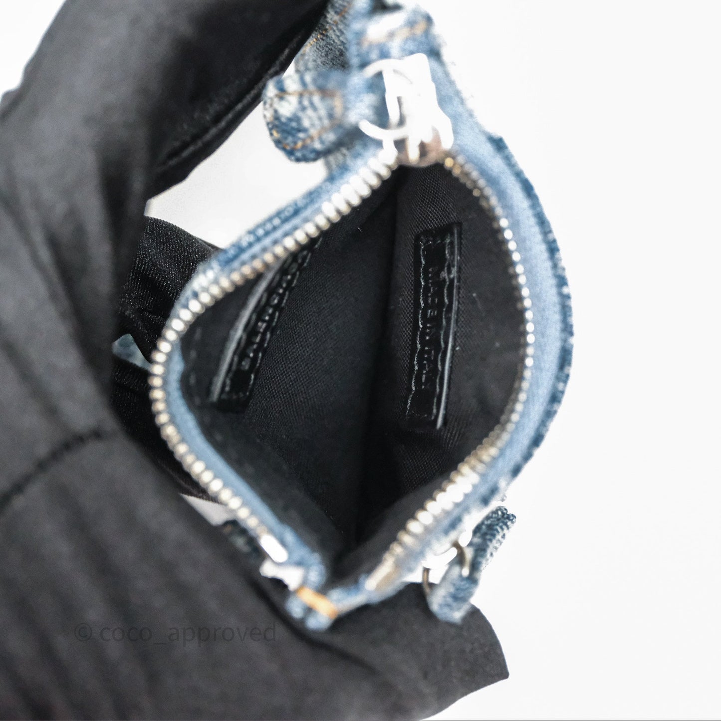 Balenciaga Le Cagole Denim Shoulder Bag