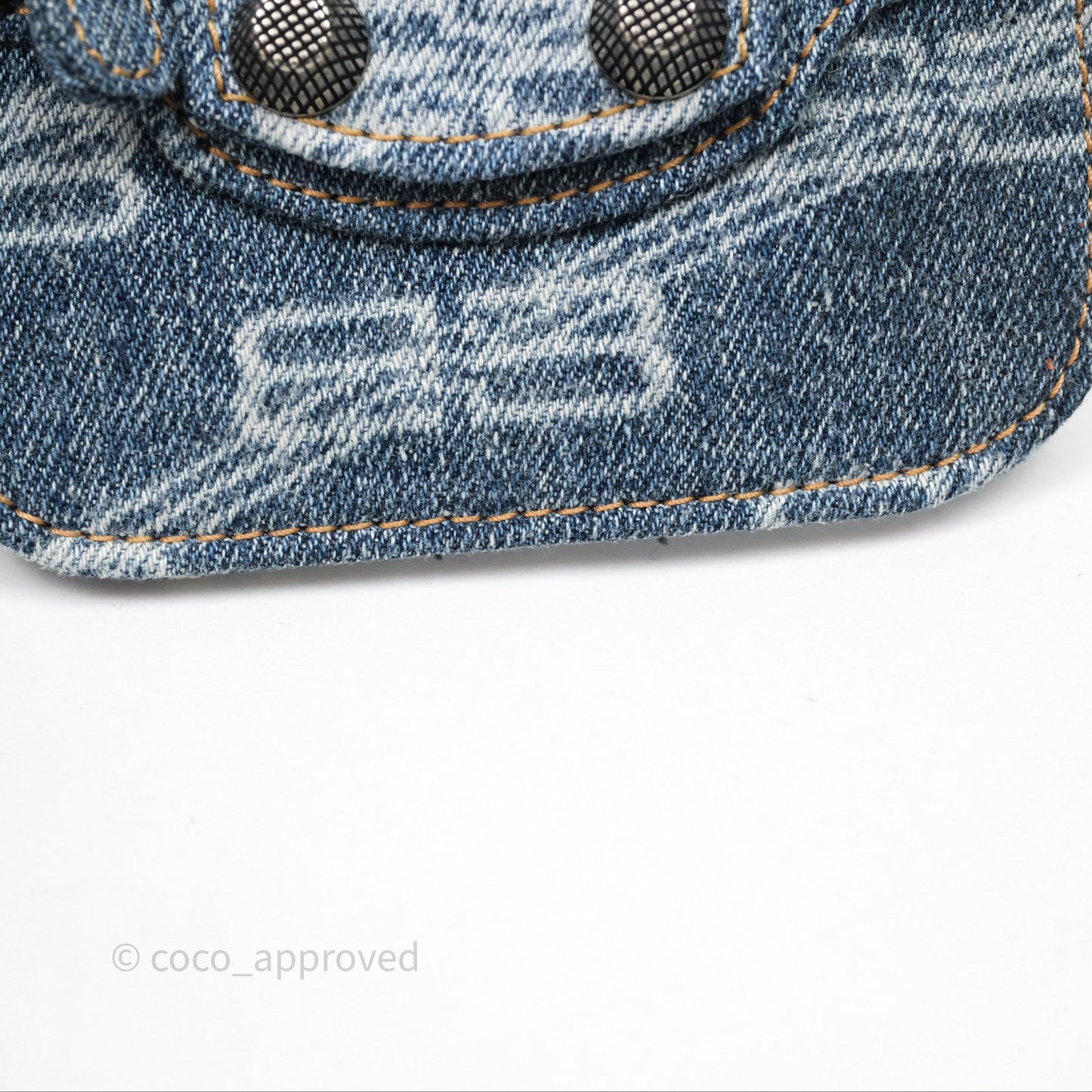 Balenciaga Le Cagole Denim Shoulder Bag
