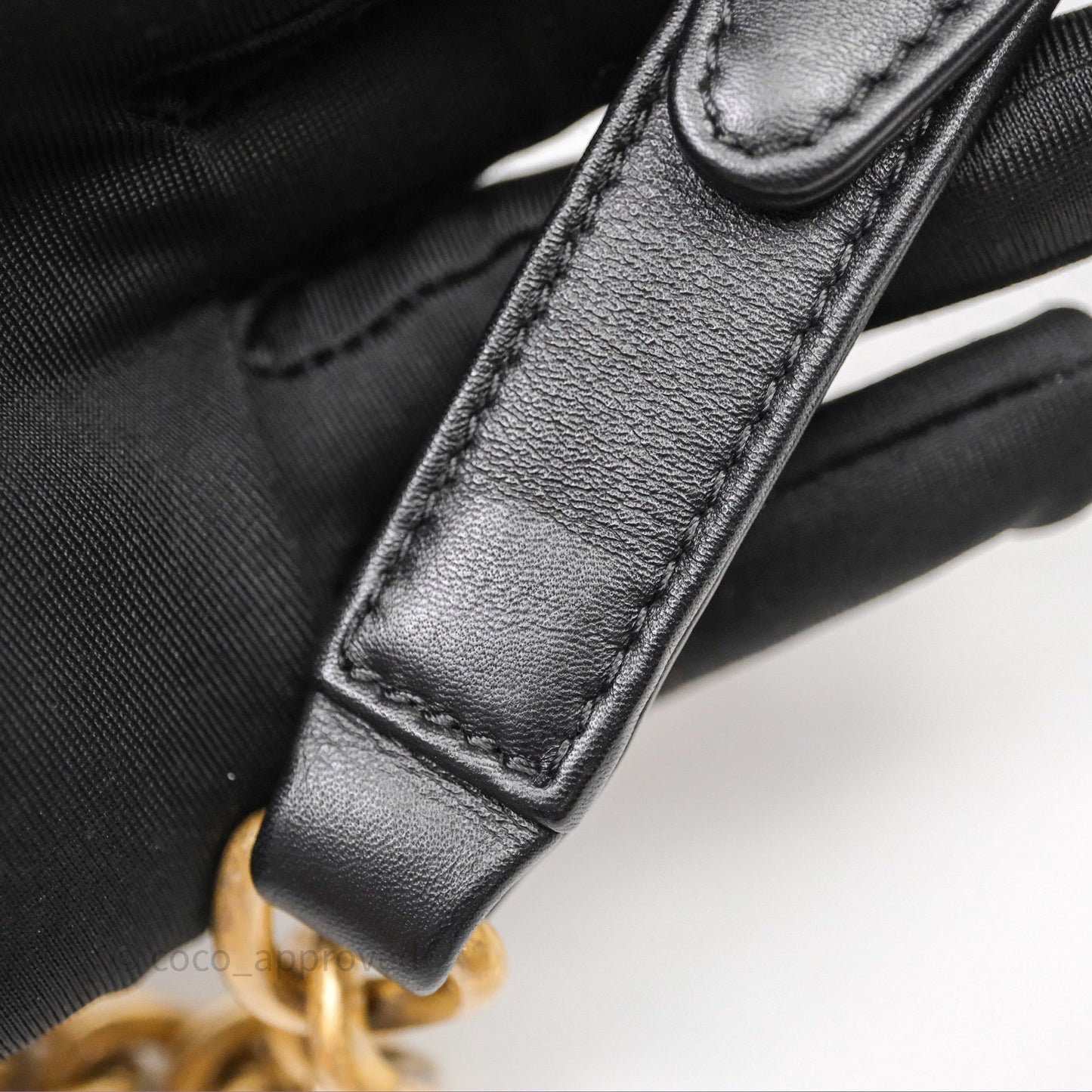 Chanel Small Boy Quilted Black Calfskin Aged Gold Hardware