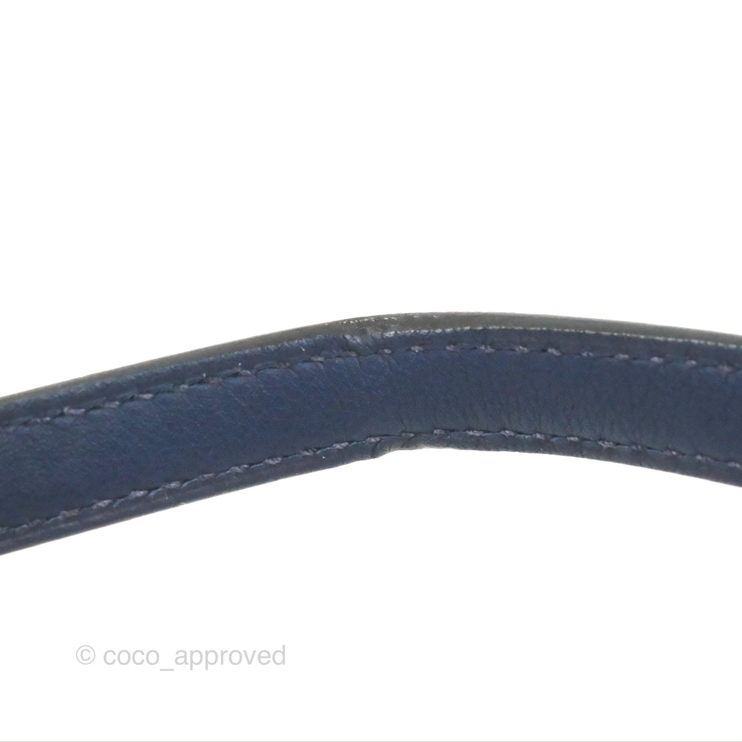 Hermès 24/24 21 Mini Bleu Saphir Evercolor/Swift Palladium Hardware