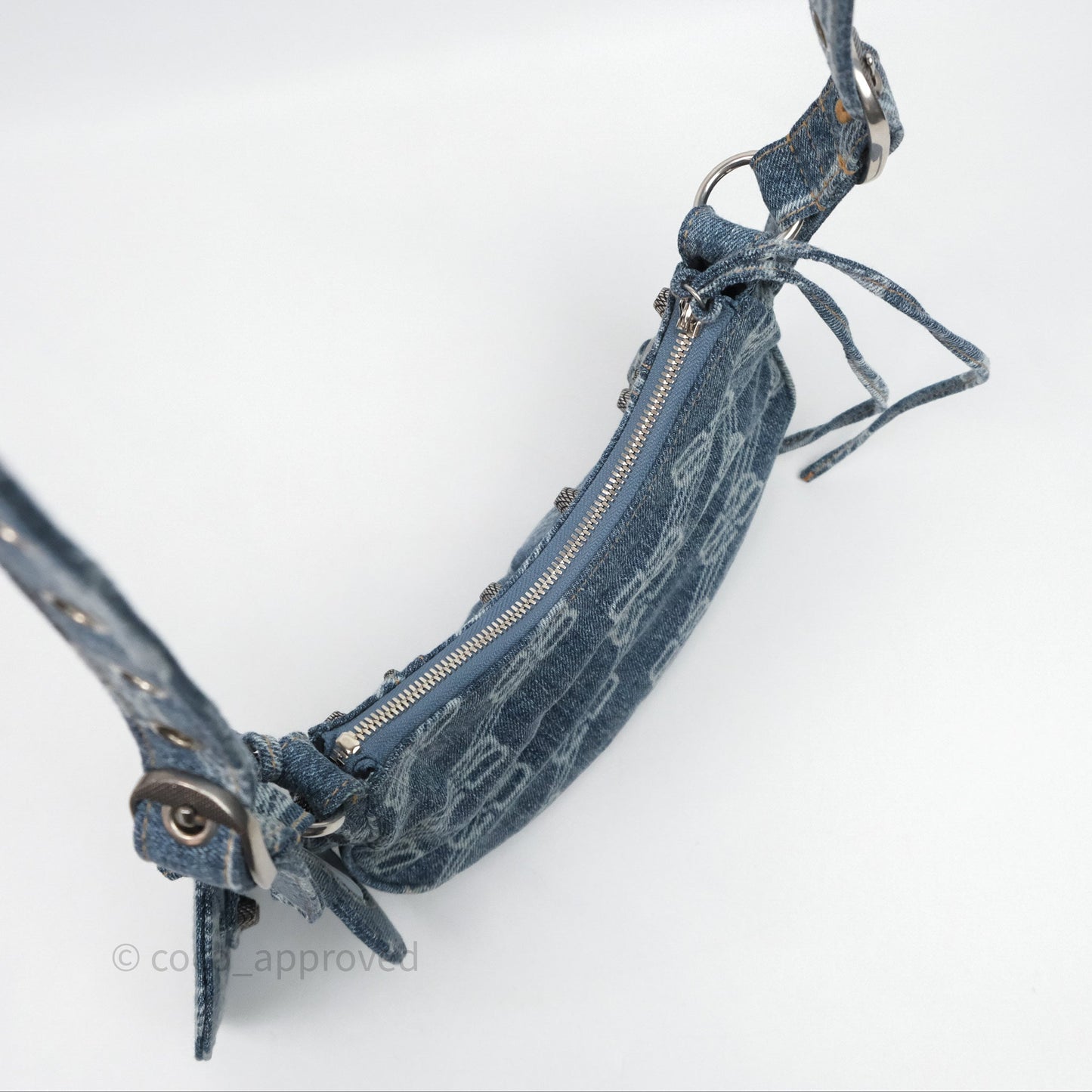 Balenciaga Le Cagole Denim Shoulder Bag
