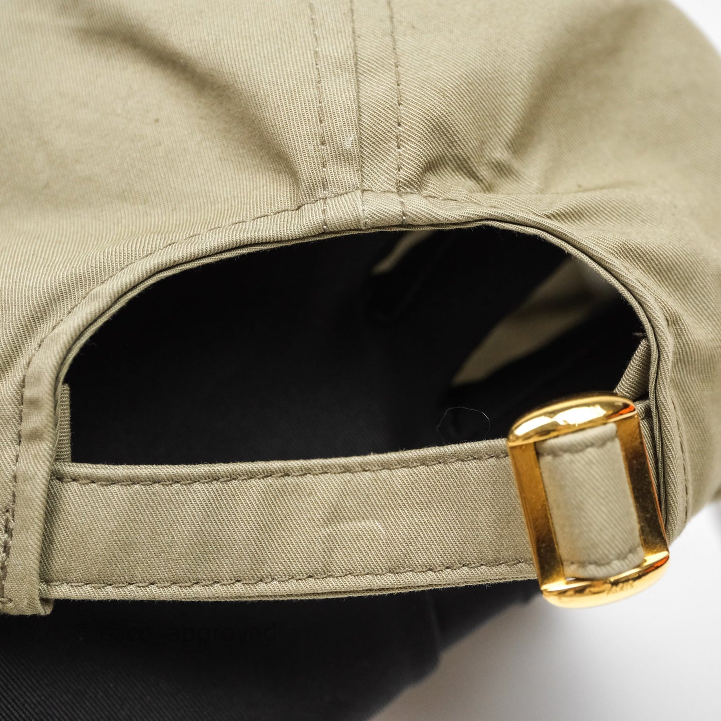 Celine Baseball Cap Cotton Triomphe Green