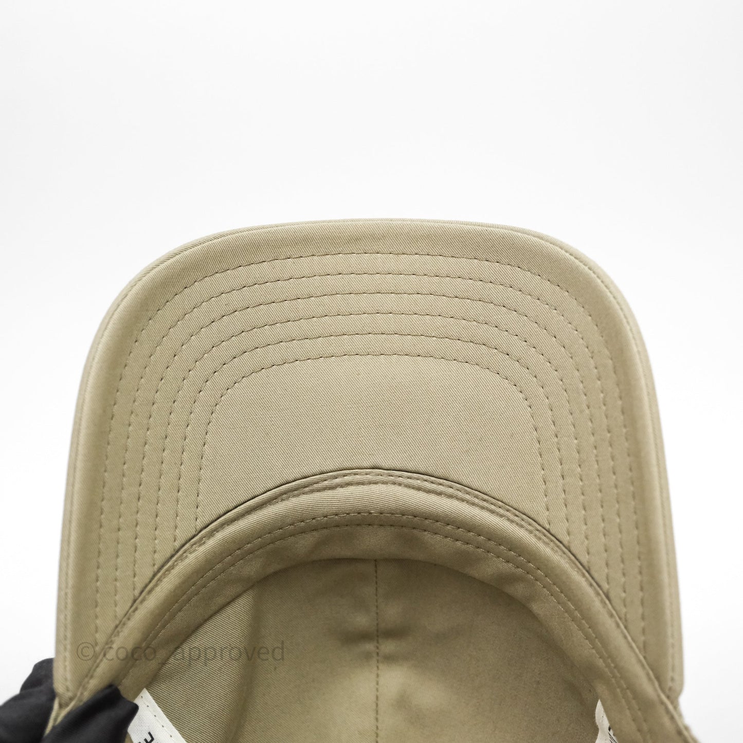 Celine Baseball Cap Cotton Triomphe Green