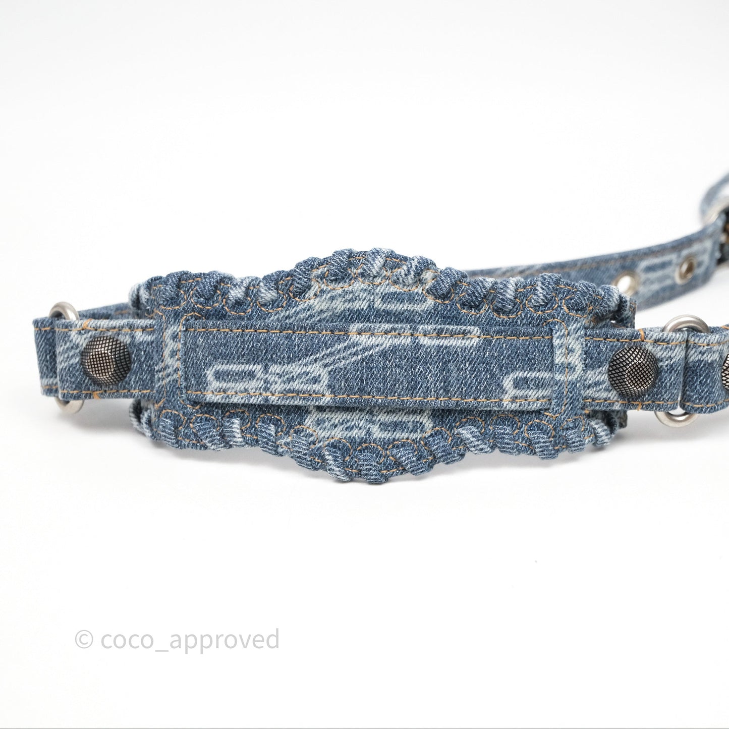 Balenciaga Le Cagole Denim Shoulder Bag