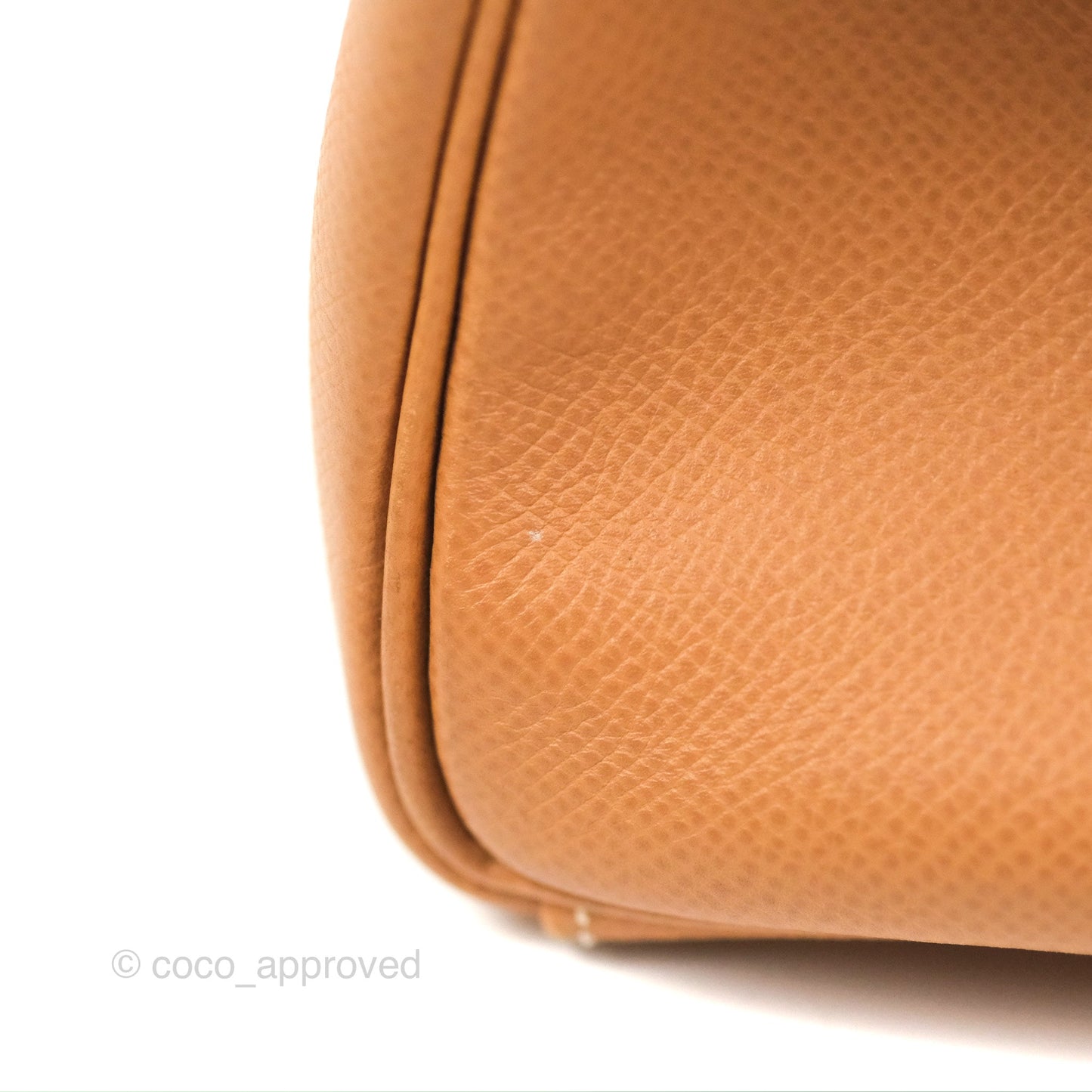 Hermès Kelly 32 Retourne Natural Epsom Gold Hardware