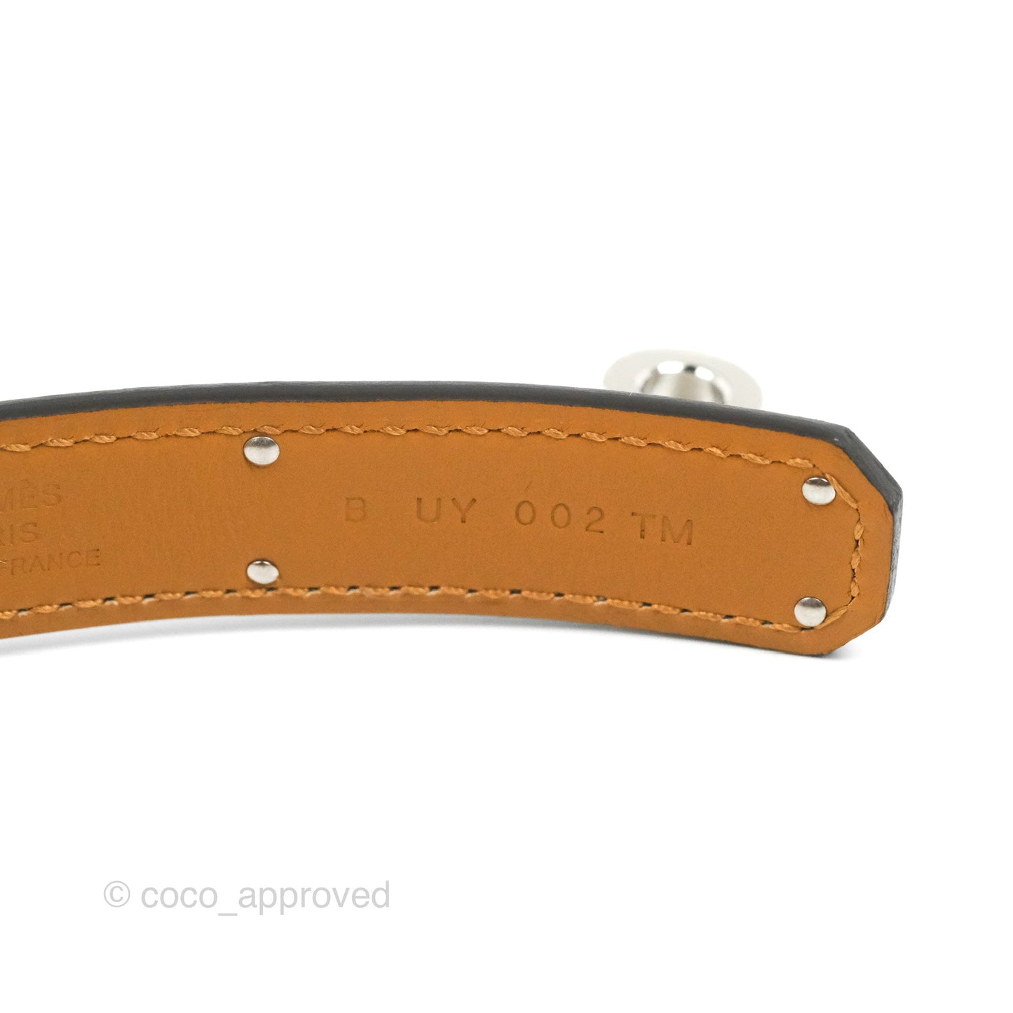 Hermès Epsom Kelly Buckle Belt Palladium Hardware