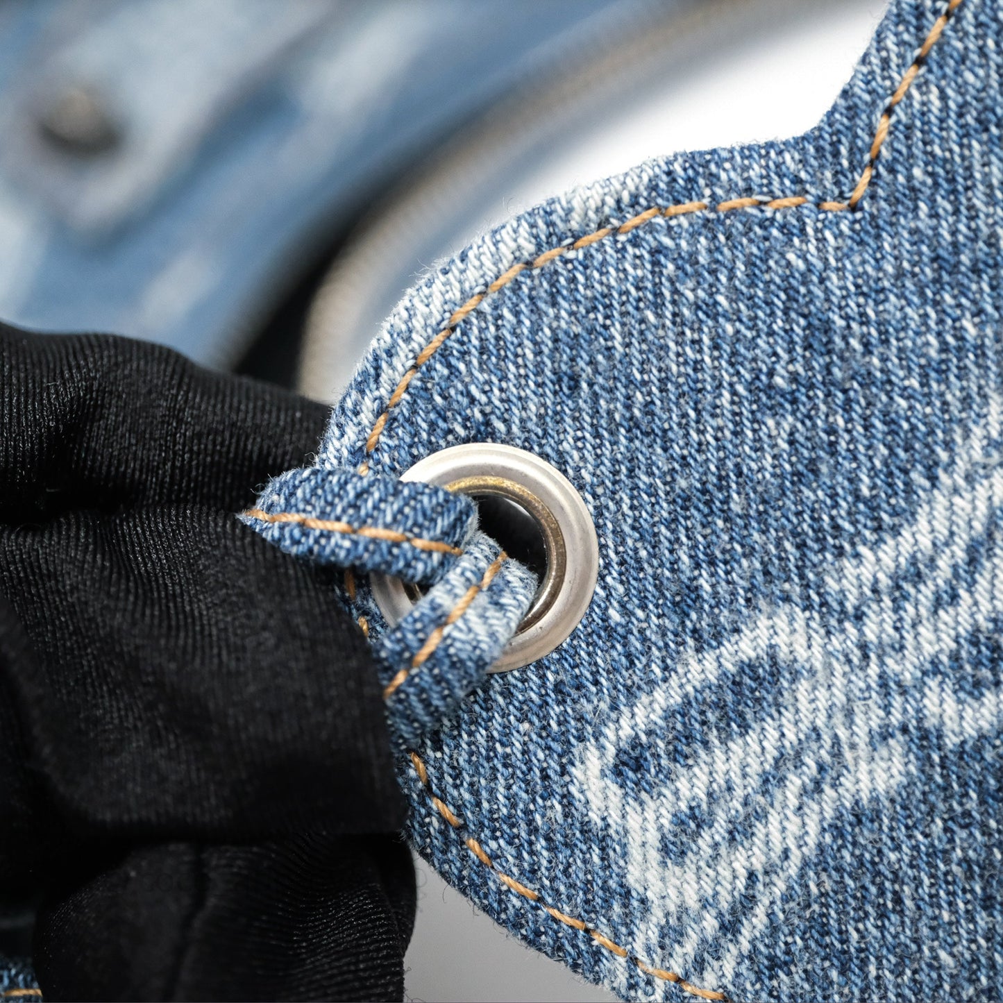 Balenciaga Le Cagole Denim Shoulder Bag