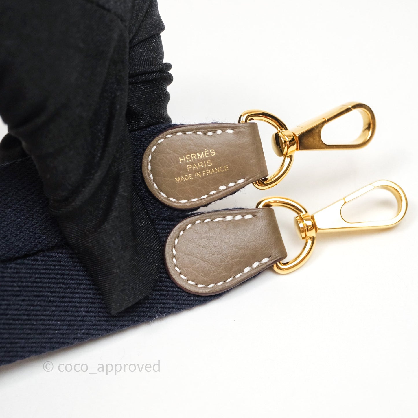 Hermès Mini Evelyne 16 Etoupe 18 Clemence Gold Hardware