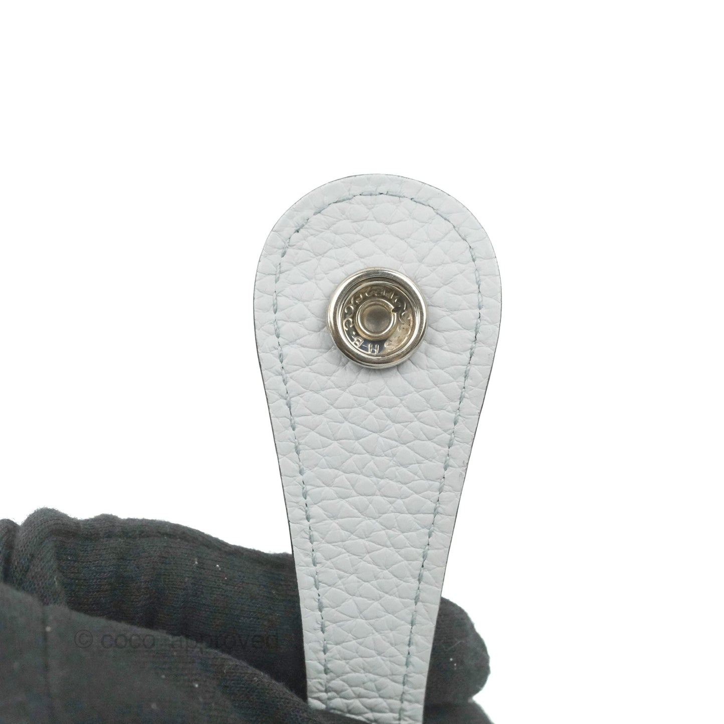 Hermes Evelyne III 29 Bleu Pale Clemence Palladium Hardware