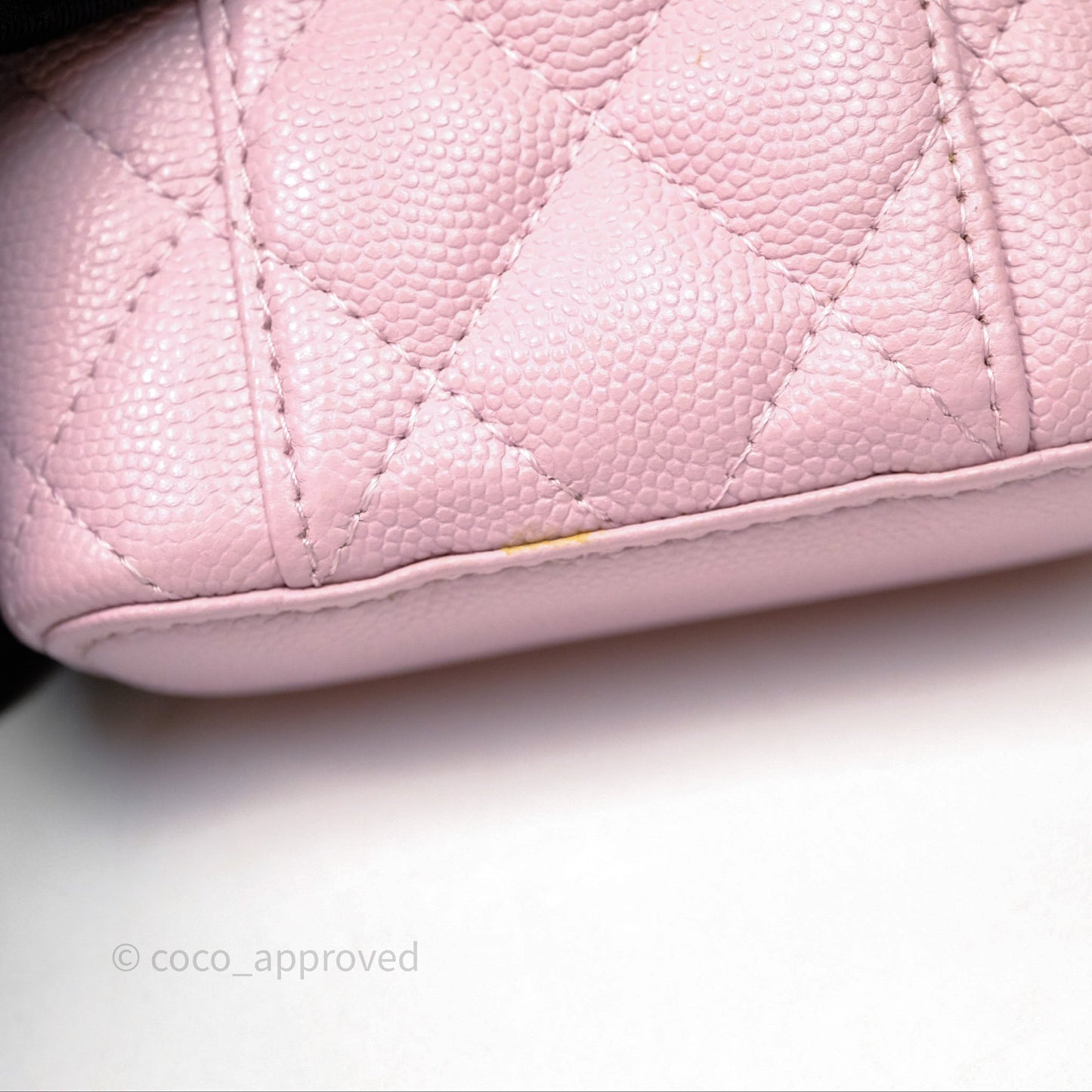 Chanel Mini Vanity With Chain Pink Caviar Gold Hardware