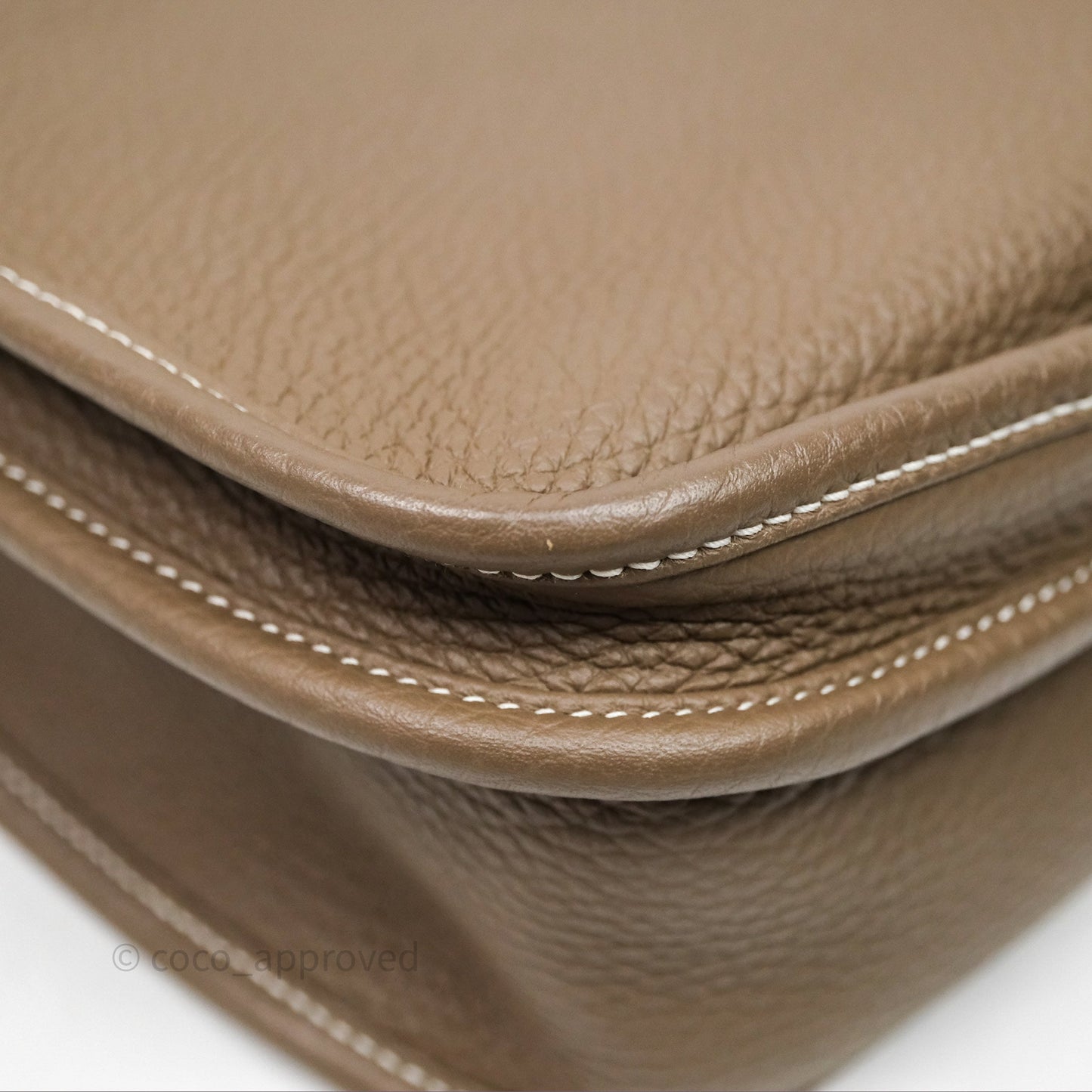 Hermes Evelyne III 29 Etoupe 18 Taurillon Clemence Gold Hardware