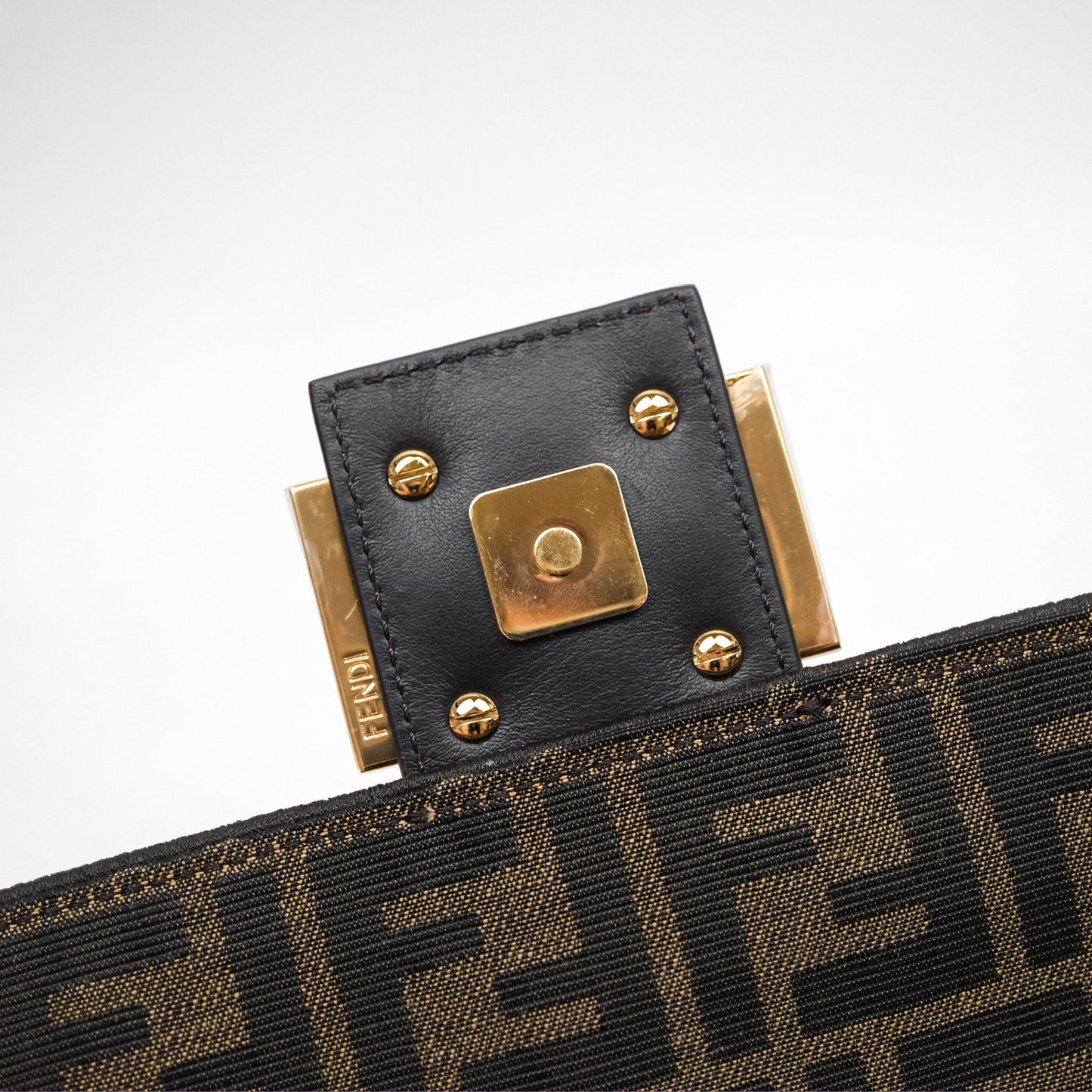 Fendi Mini Baguette Bag FF Jacquard Sequins