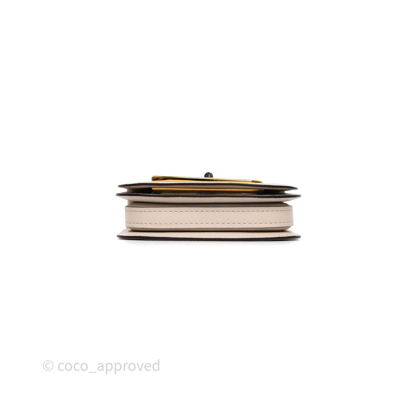 Delvaux Toy Lingot Bag Sesame Alpina Calf
