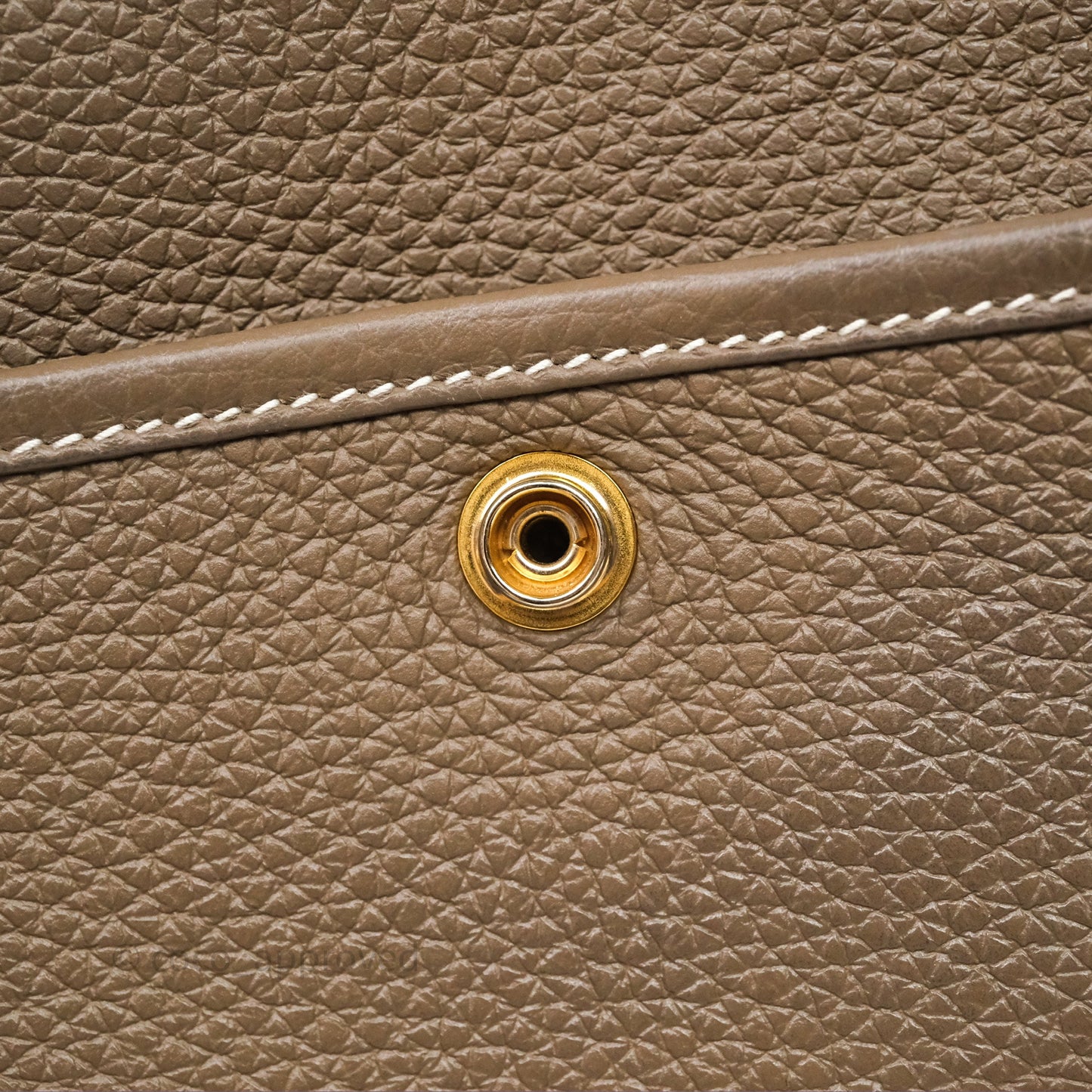 Hermes Evelyne III 29 Etoupe 18 Taurillon Clemence Gold Hardware
