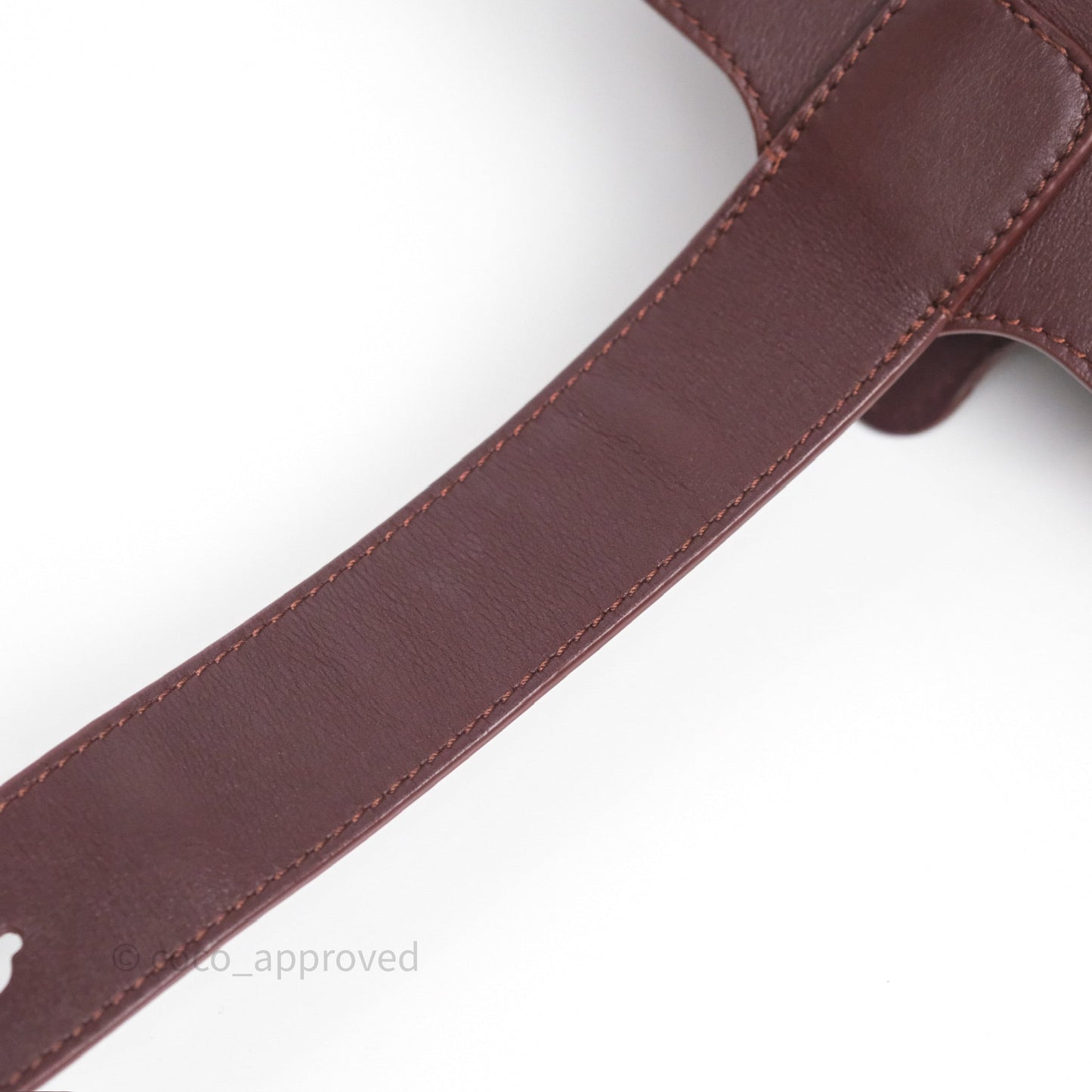 Loewe Mini Pebble Bucket in Smooth Calfskin Dark Burgundy