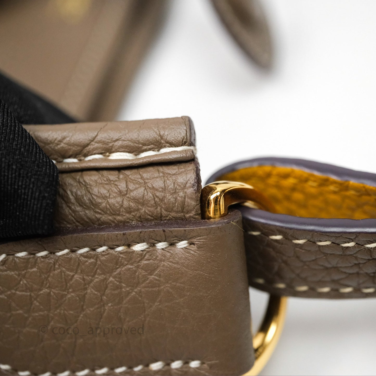 Hermes Evelyne III 29 Etoupe 18 Taurillon Clemence Gold Hardware