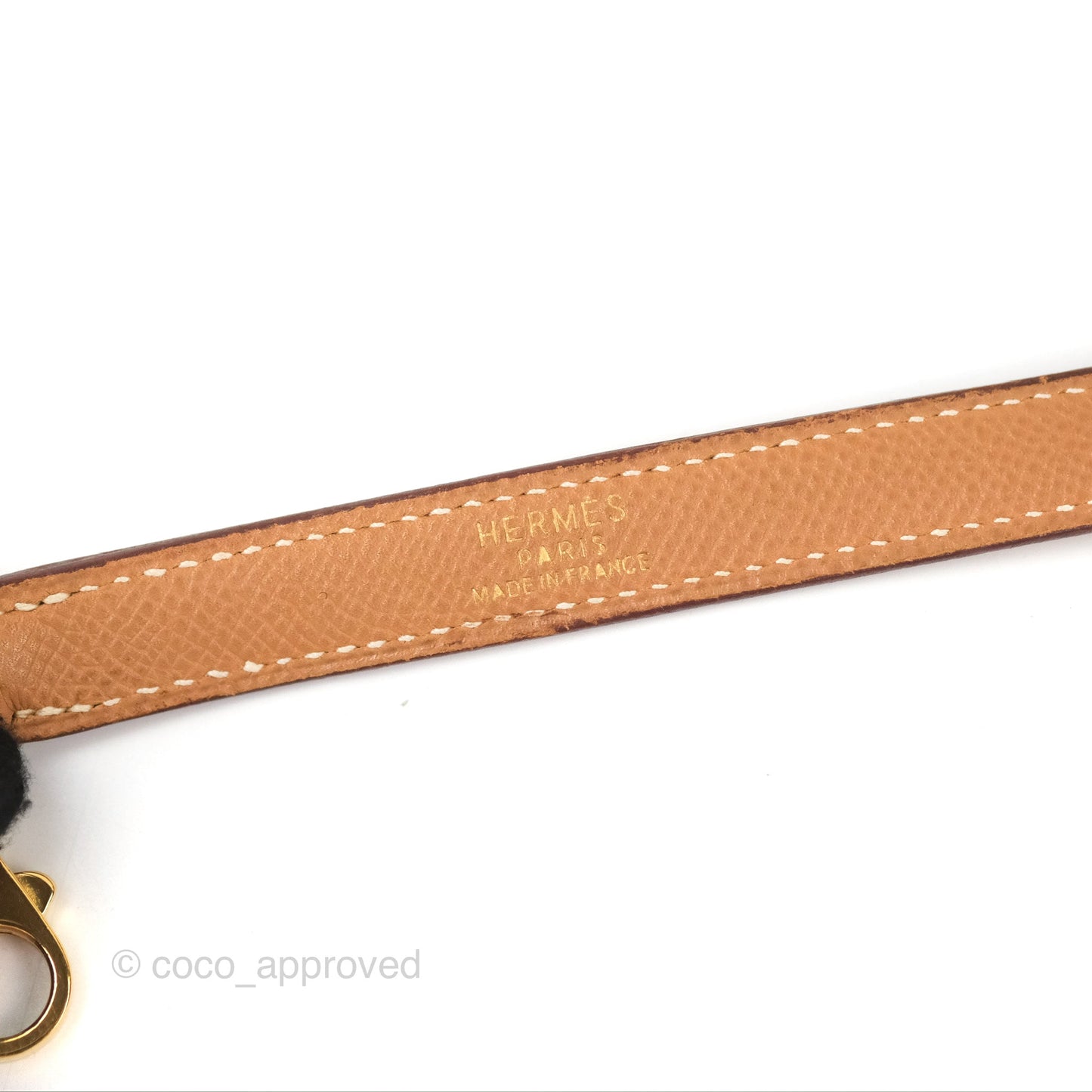 Hermès Kelly 32 Retourne Natural Epsom Gold Hardware