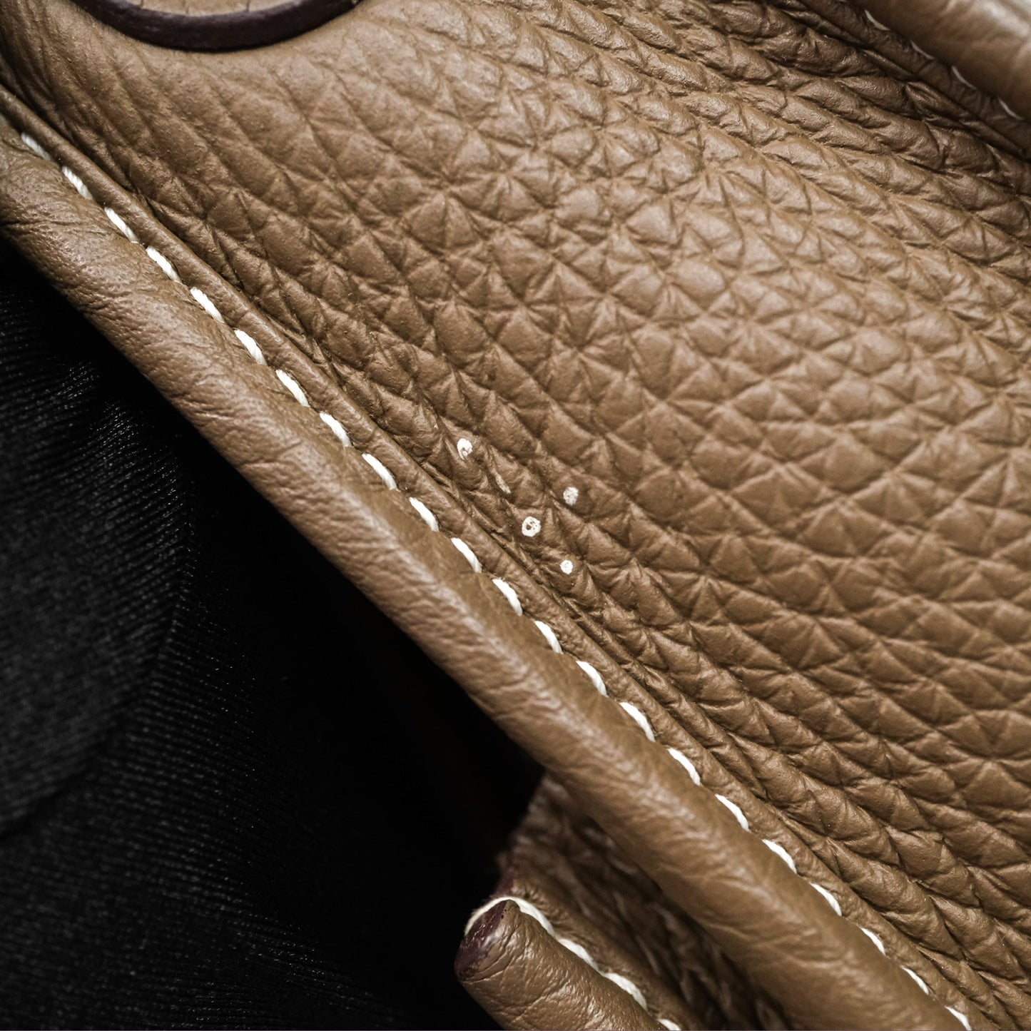 Hermes Evelyne III 29 Etoupe 18 Taurillon Clemence Gold Hardware