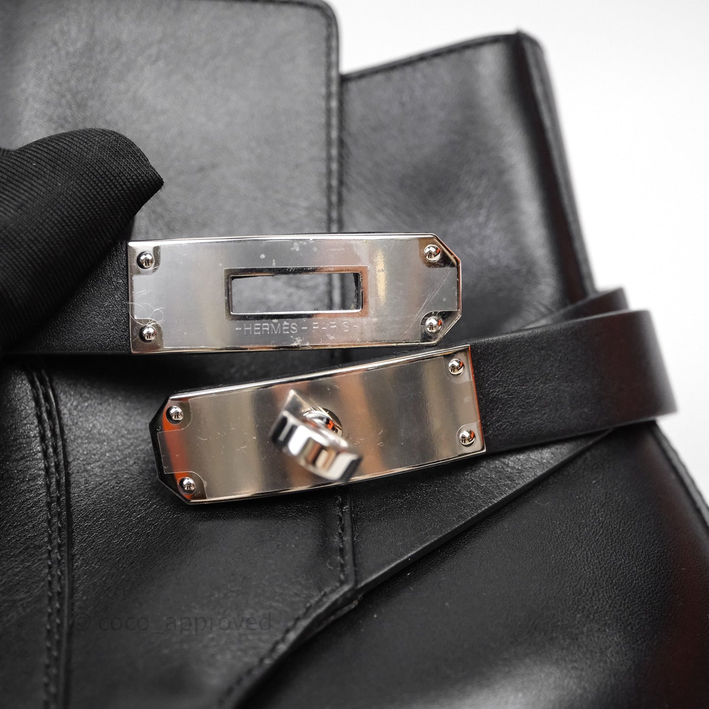 Hermes Follow Ankle Boot Noir Size 36.5