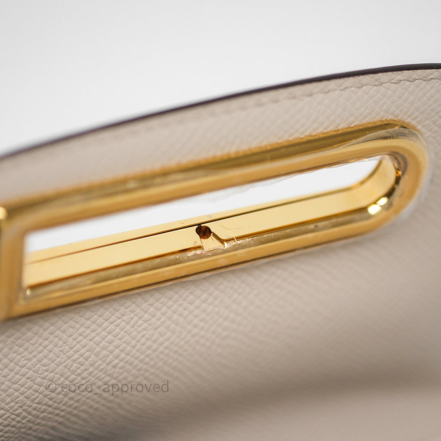 Delvaux Toy Lingot Bag Sesame Alpina Calf