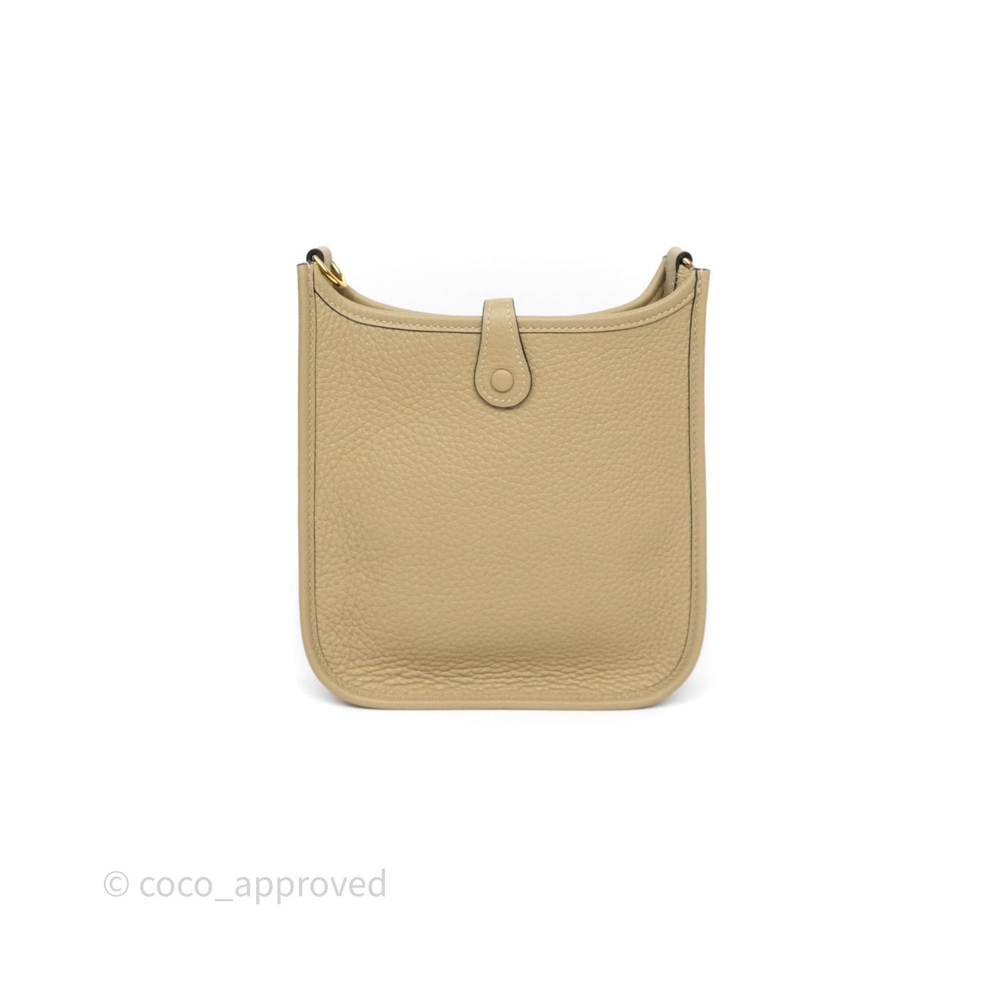 Hermès Mini Evelyne 16 Trench Clemence Gold Hardware