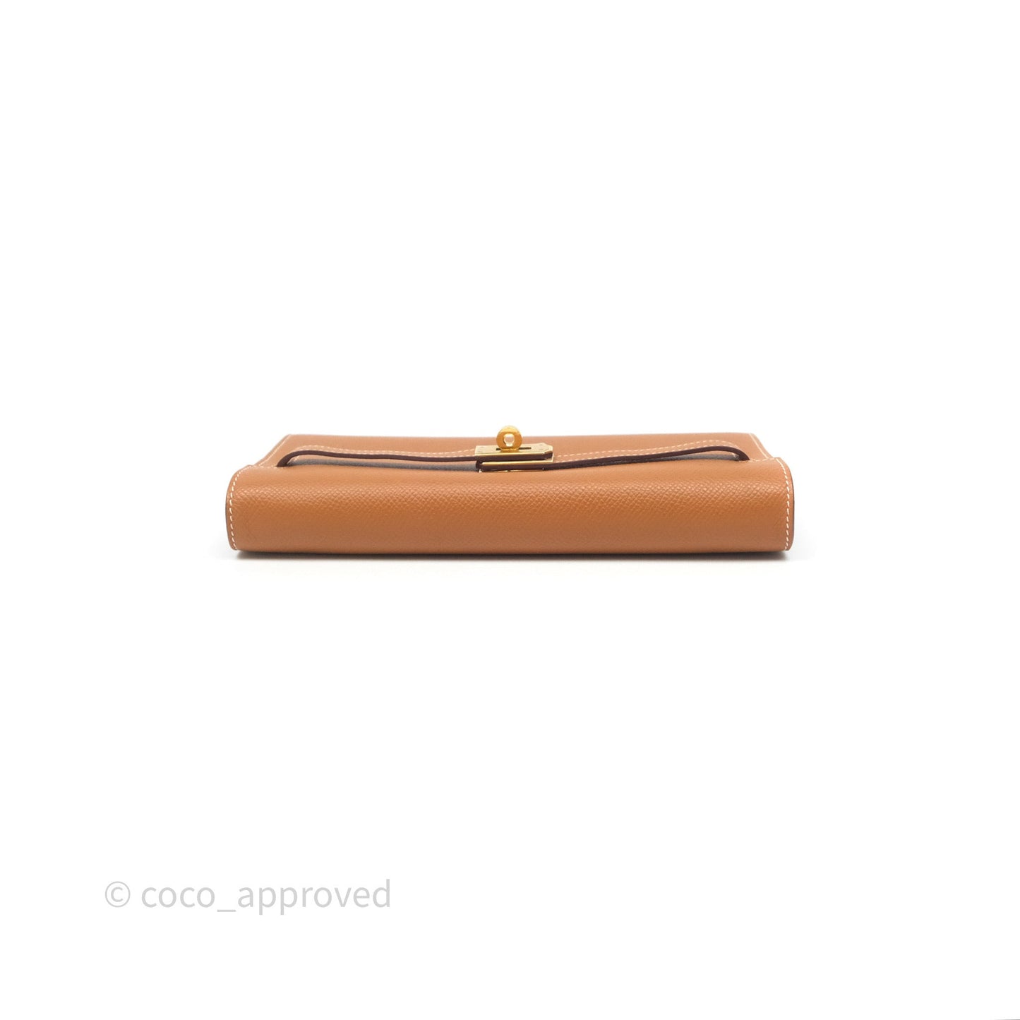 Hermès Kelly To Go Wallet Gold 37 Epsom Gold Hardware