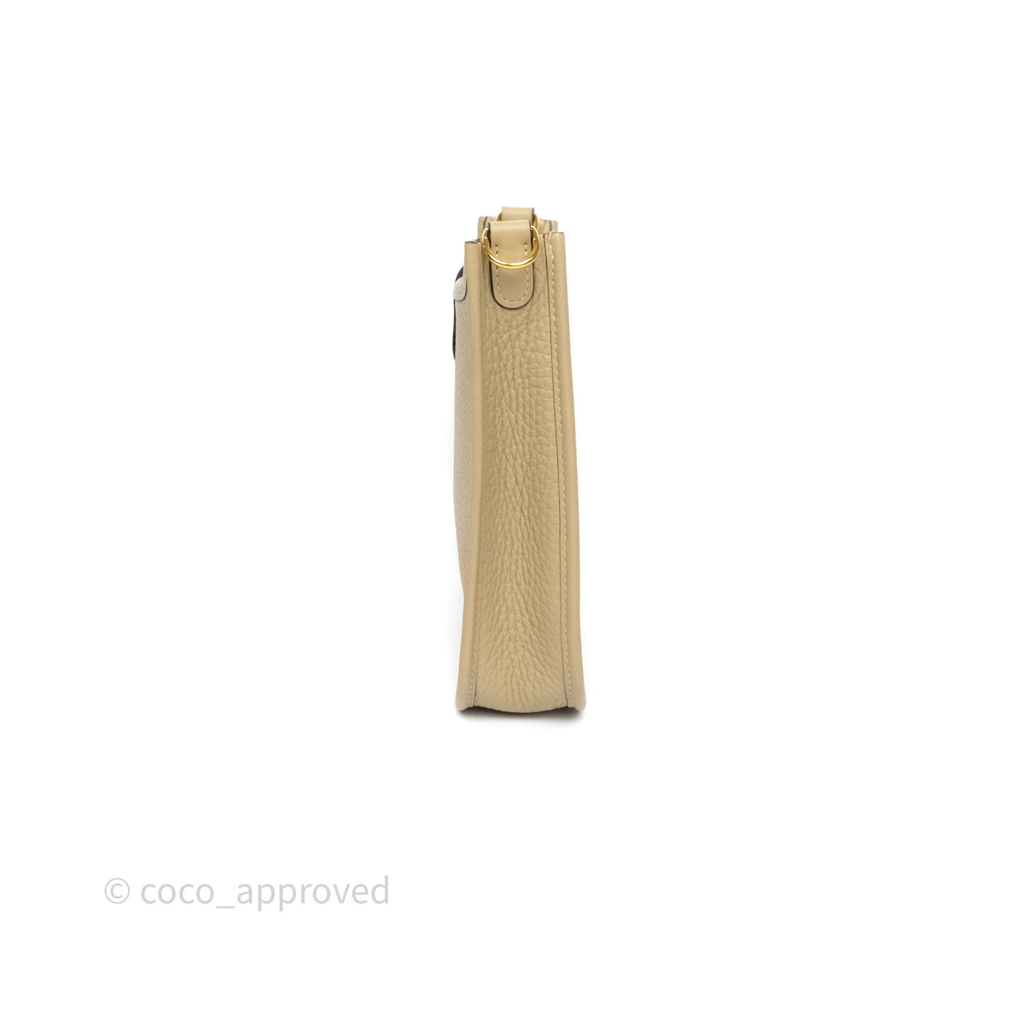 Hermès Mini Evelyne 16 Trench Clemence Gold Hardware