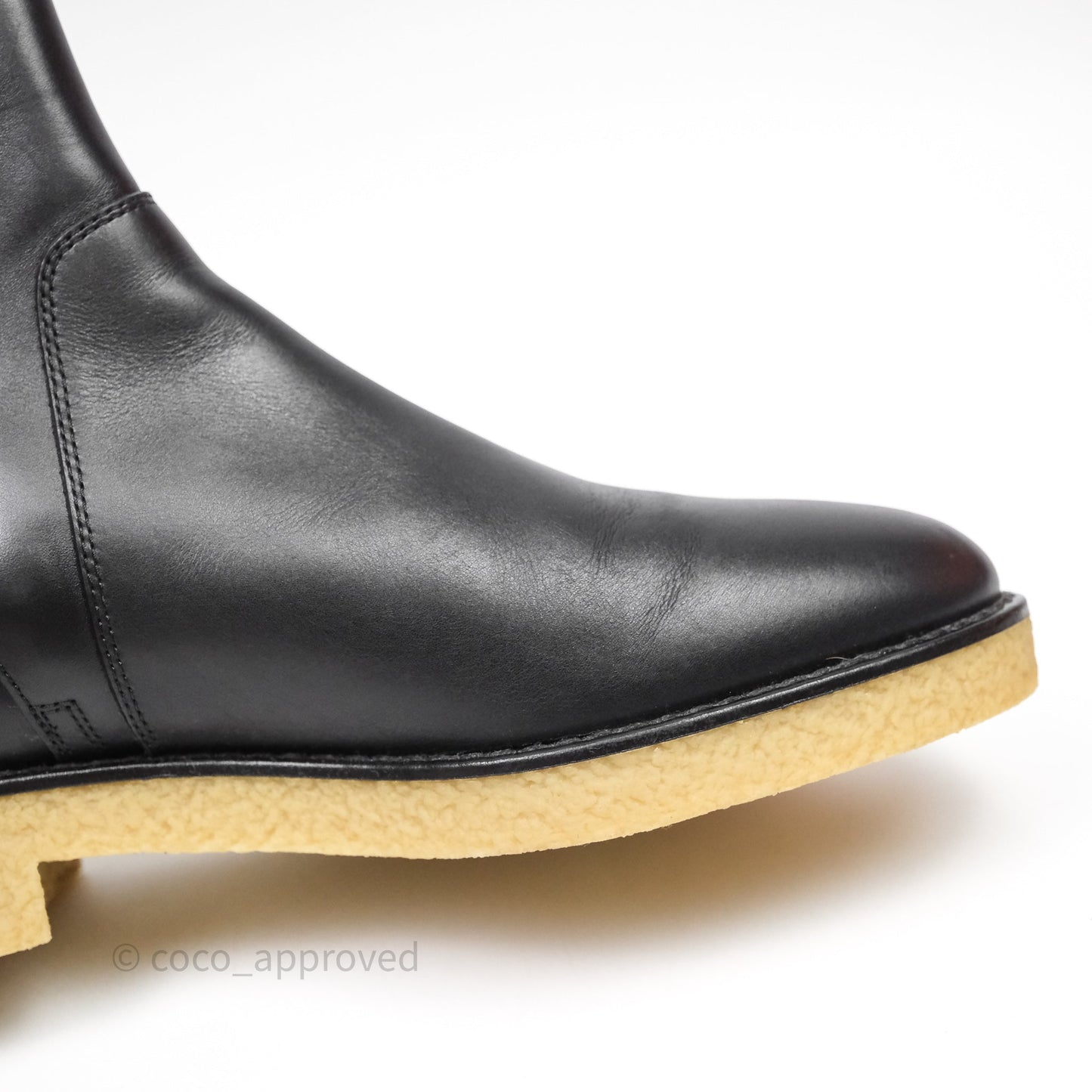 Hermes Follow Ankle Boot Noir Size 36.5