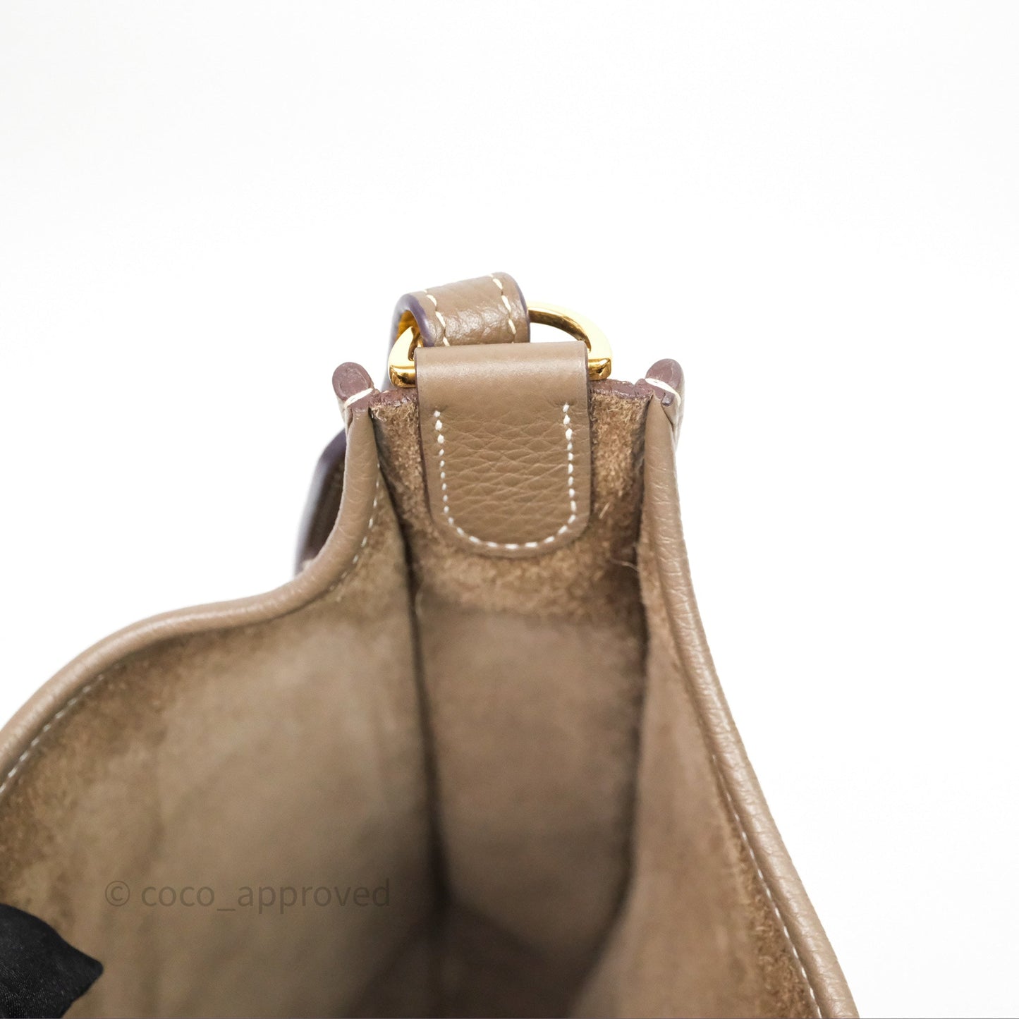 Hermes Evelyne III 29 Etoupe 18 Taurillon Clemence Gold Hardware