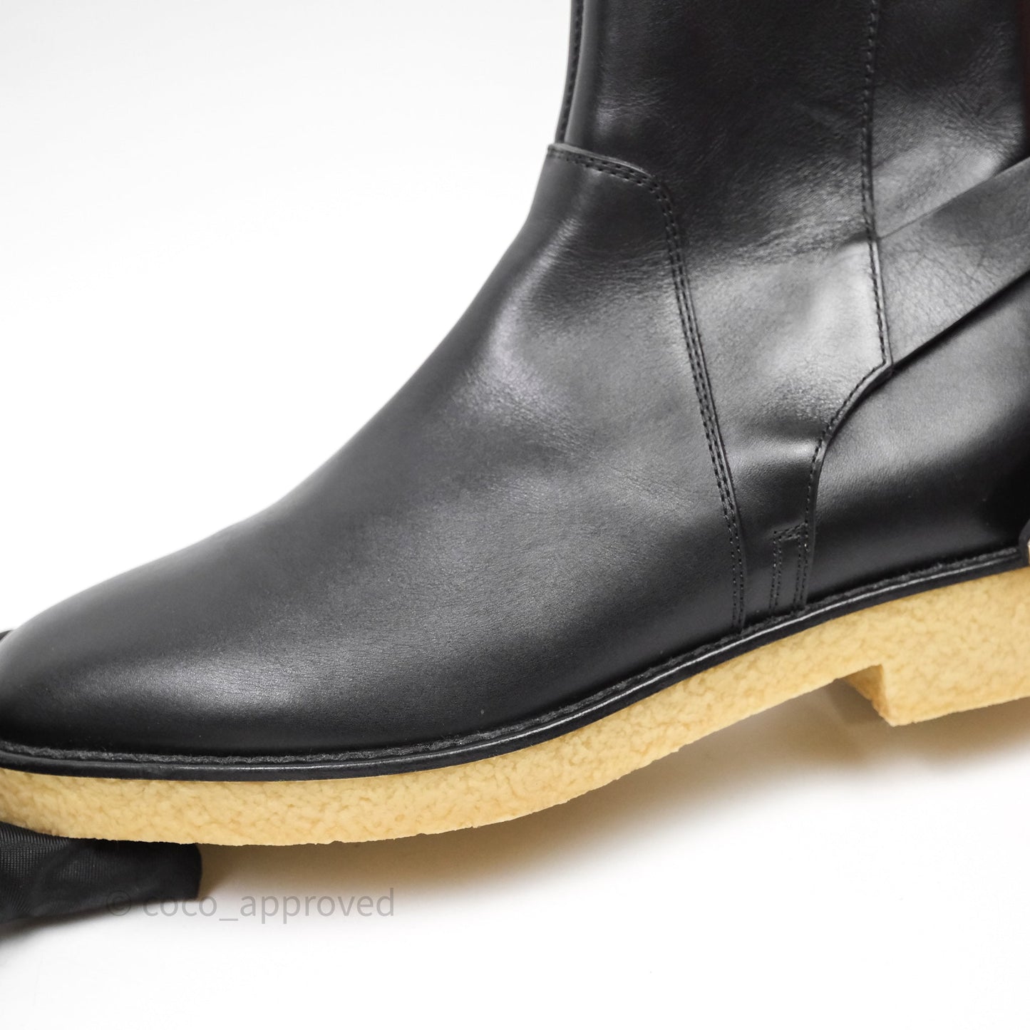 Hermes Follow Ankle Boot Noir Size 36.5
