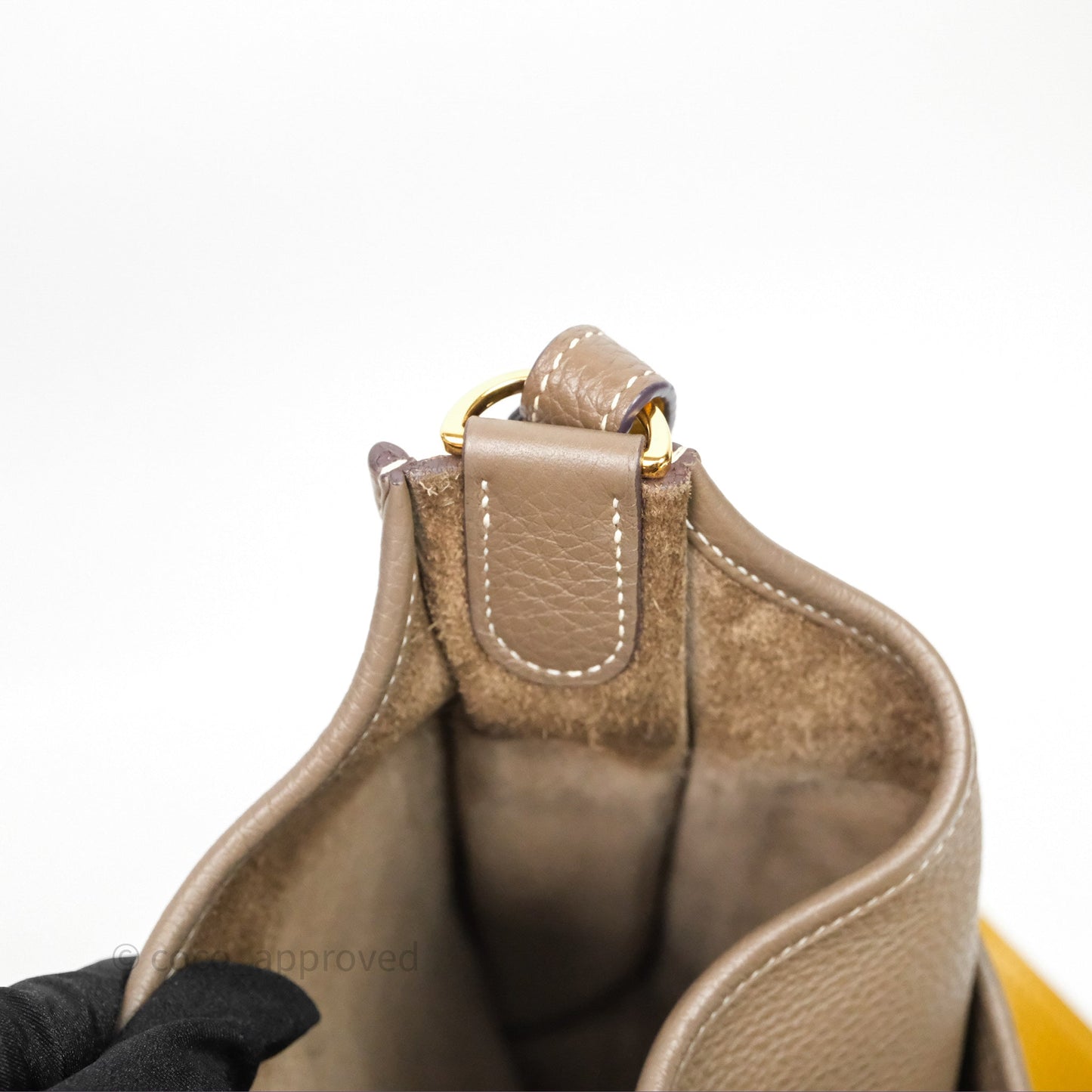 Hermes Evelyne III 29 Etoupe 18 Taurillon Clemence Gold Hardware