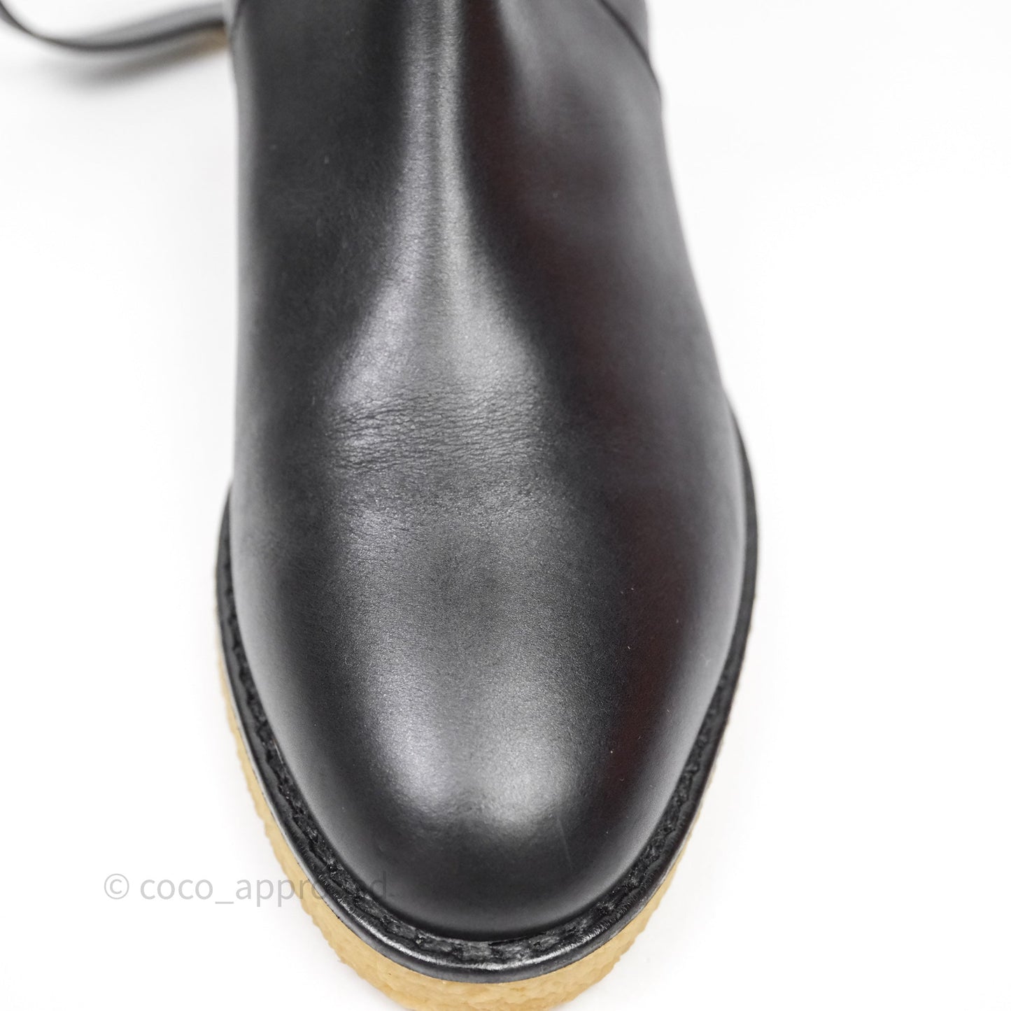 Hermes Follow Ankle Boot Noir Size 36.5