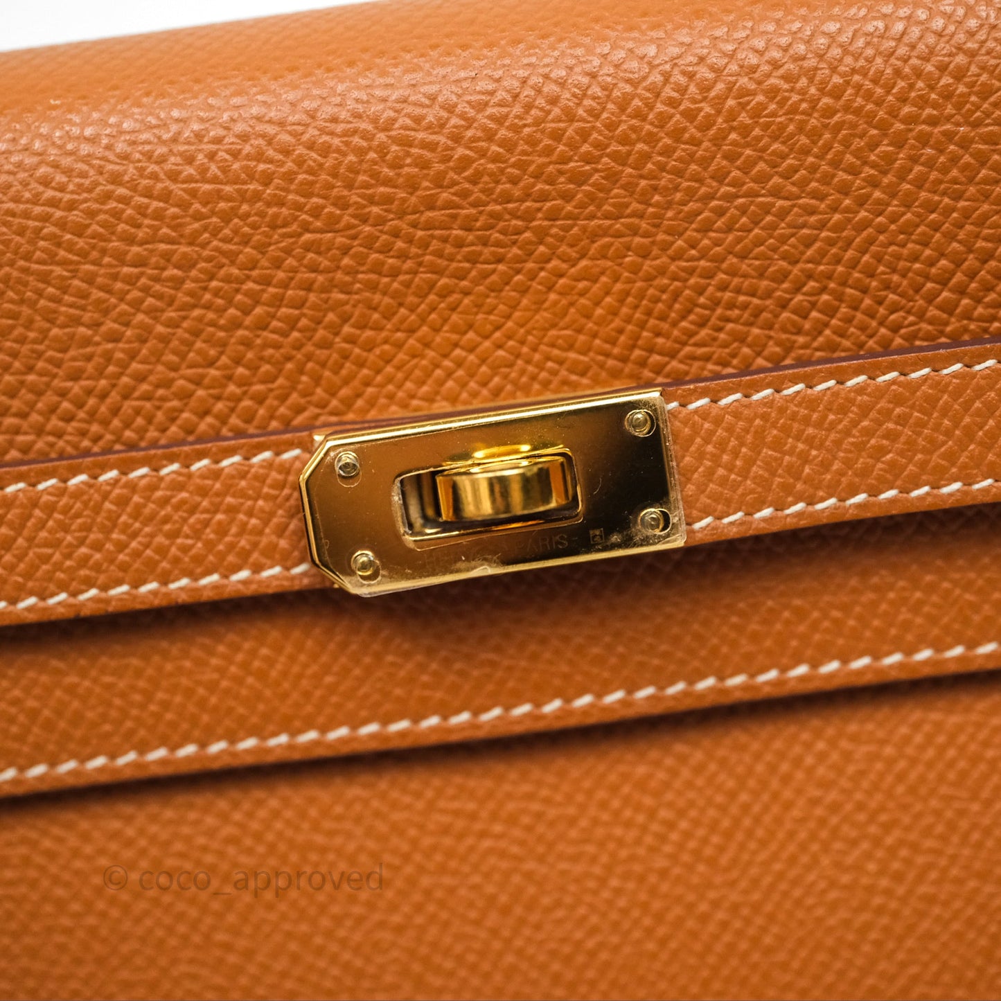 Hermès Kelly To Go Wallet Gold 37 Epsom Gold Hardware