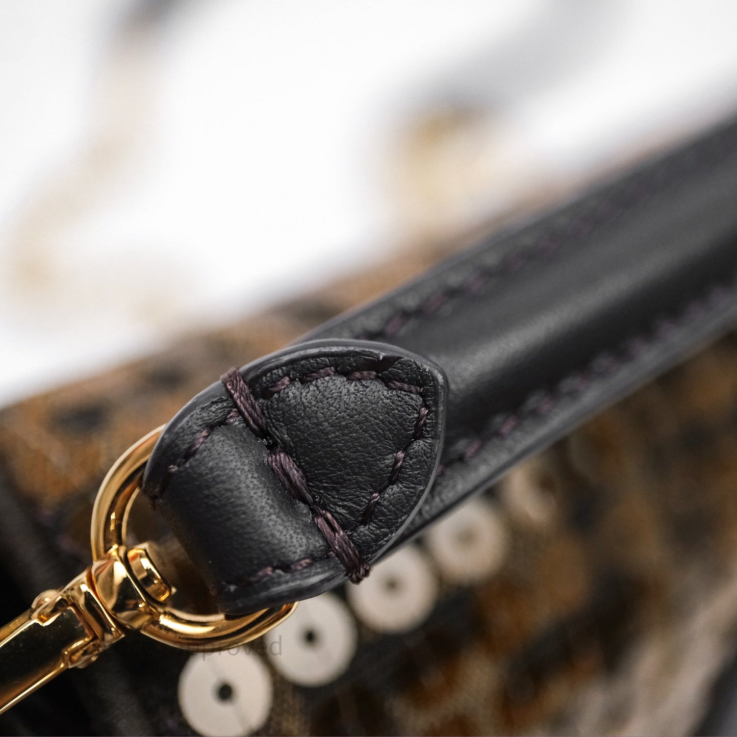 Fendi Mini Baguette Bag FF Jacquard Sequins