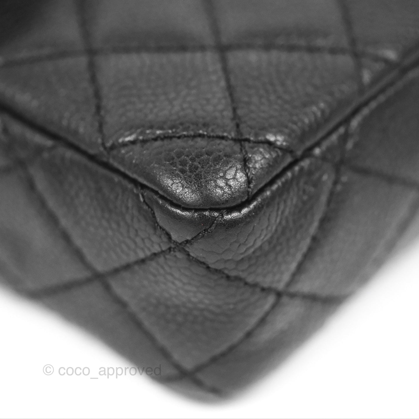 Chanel Quilted East West Flap Black Soft Caviar Silver Hardware