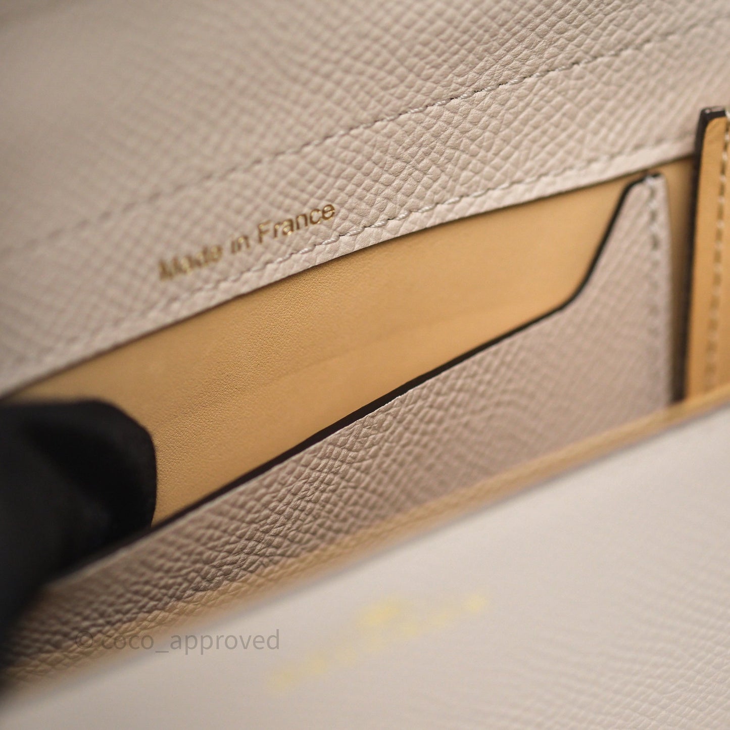 Delvaux Toy Lingot Bag Sesame Alpina Calf