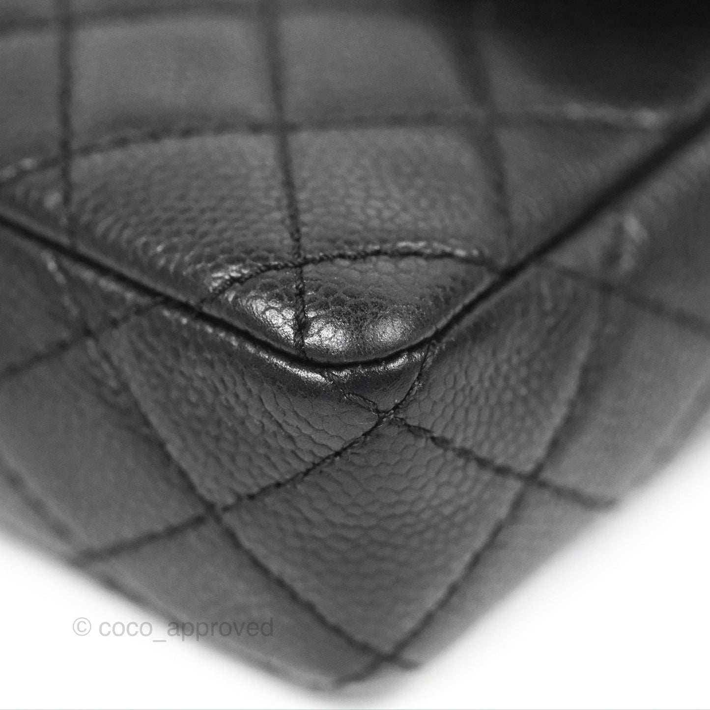 Chanel Quilted East West Flap Black Soft Caviar Silver Hardware