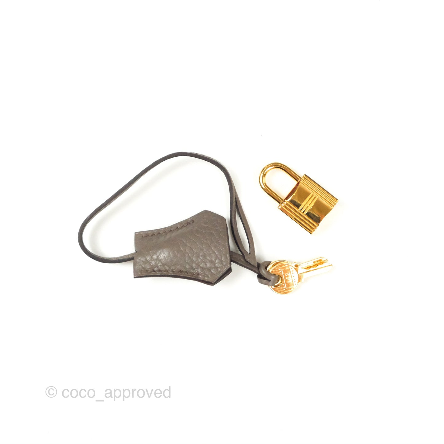 Hermès Kelly 35 Retourne Etain Clemence Gold Hardware