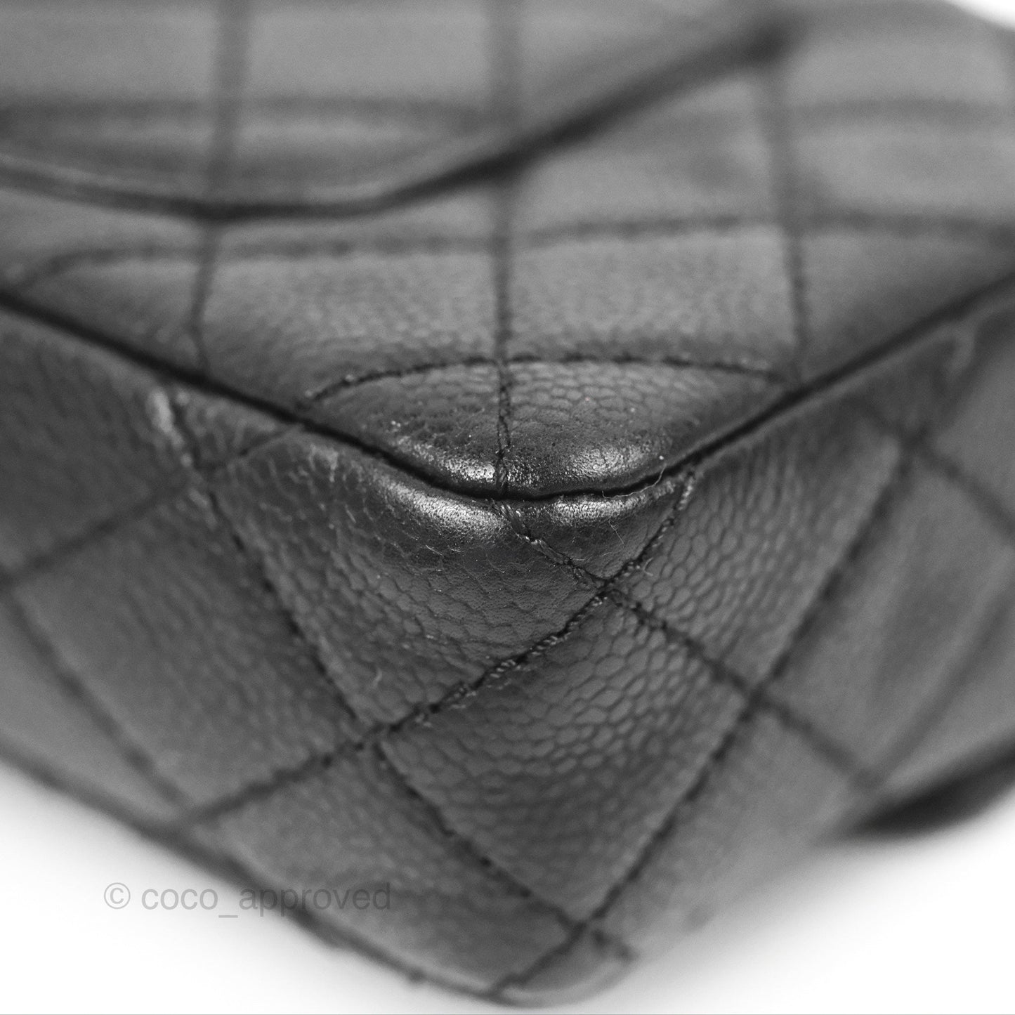 Chanel Quilted East West Flap Black Soft Caviar Silver Hardware