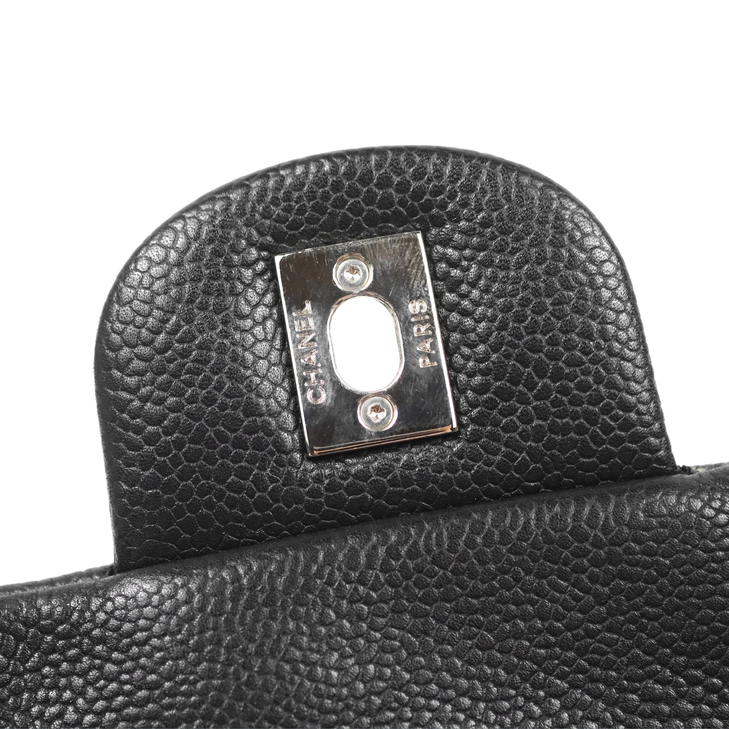 Chanel Quilted East West Flap Black Soft Caviar Silver Hardware
