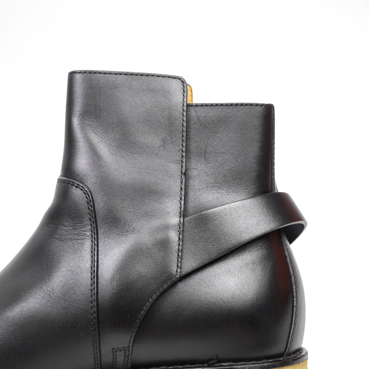 Hermes Follow Ankle Boot Noir Size 36.5